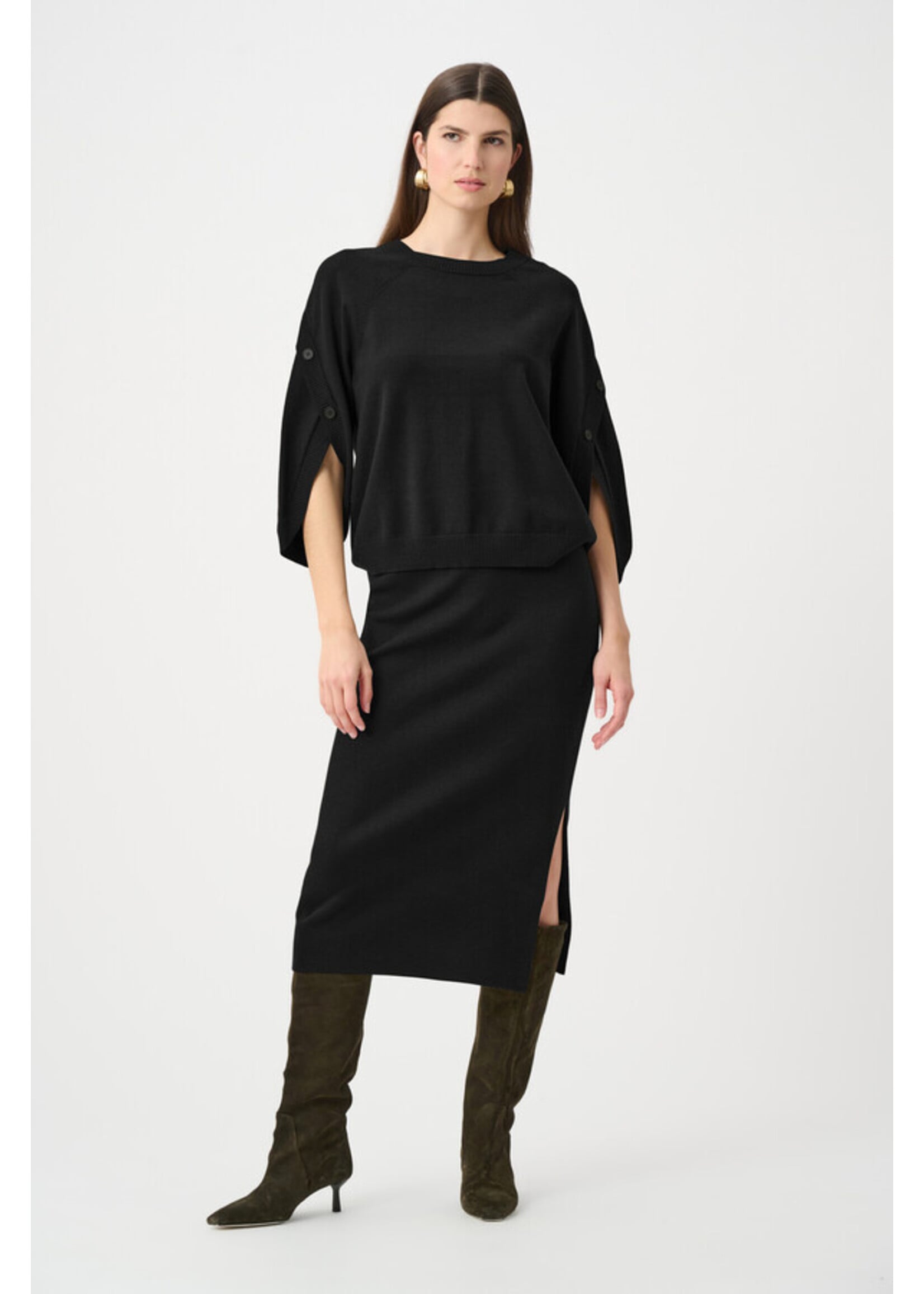 Joseph Ribkoff Joseph Ribkoff - Brushed Knit Tulip Sleeve Sweater #263935