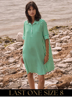 Joseph Ribkoff Joseph Ribkoff - Casual Striped A-Line Dress Style 262175