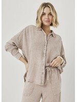 Splendid Splendid - Ava Gauze Button Down