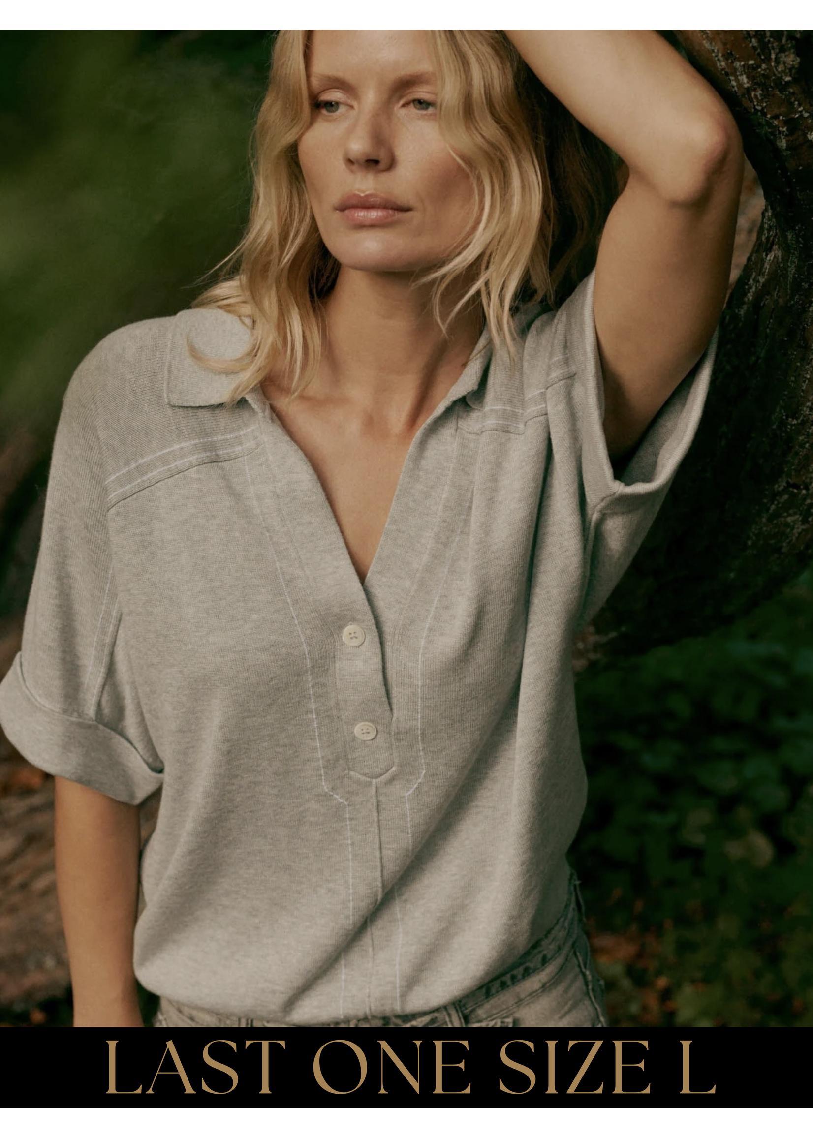 Repeat Repeat - Polo Sweater 401128