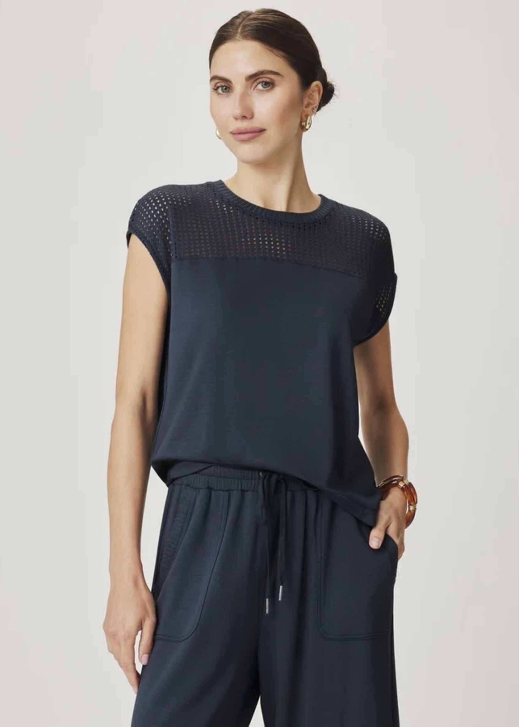 Splendid Splendid - Jada Pointelle Sleeveless Top