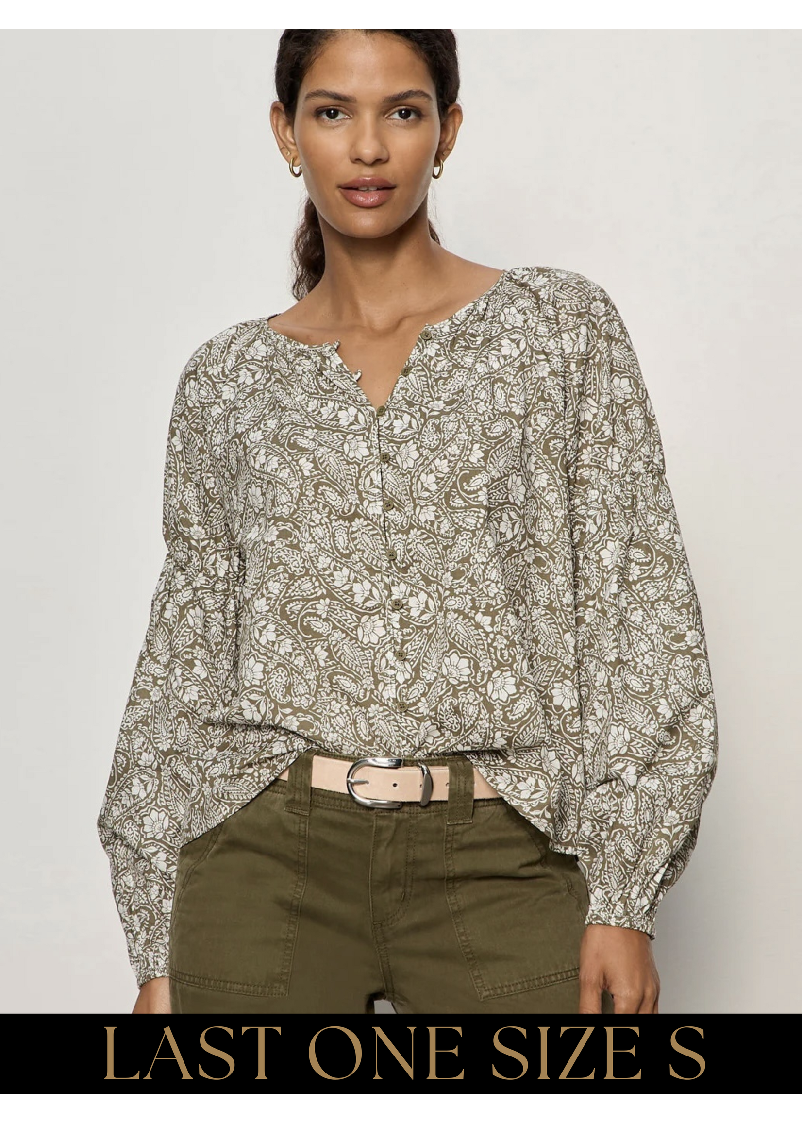 Sanctuary Sanctuary - Feeling Best Button Blouse