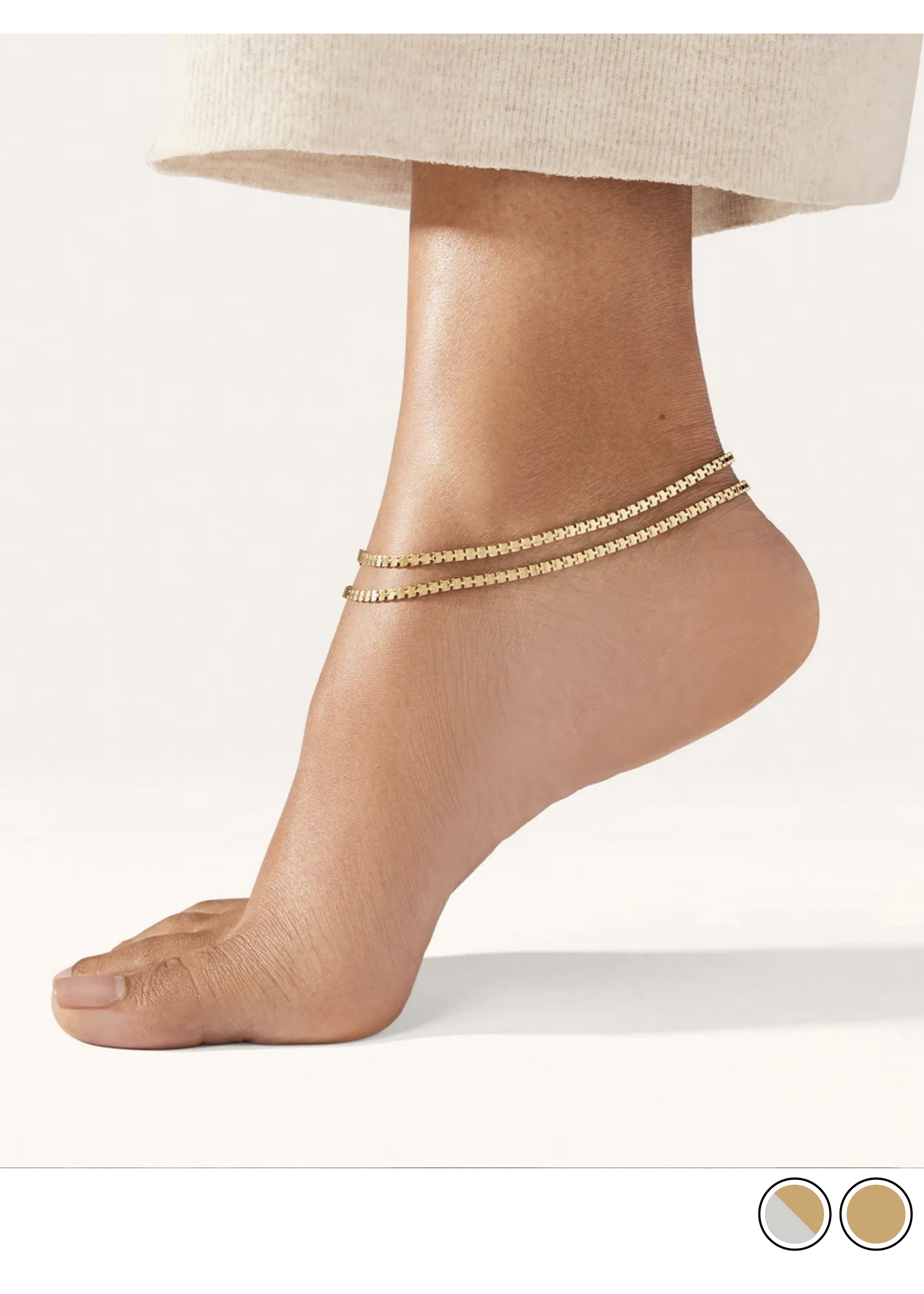 Jenny Bird Jenny Bird - Double Amalfi Anklet