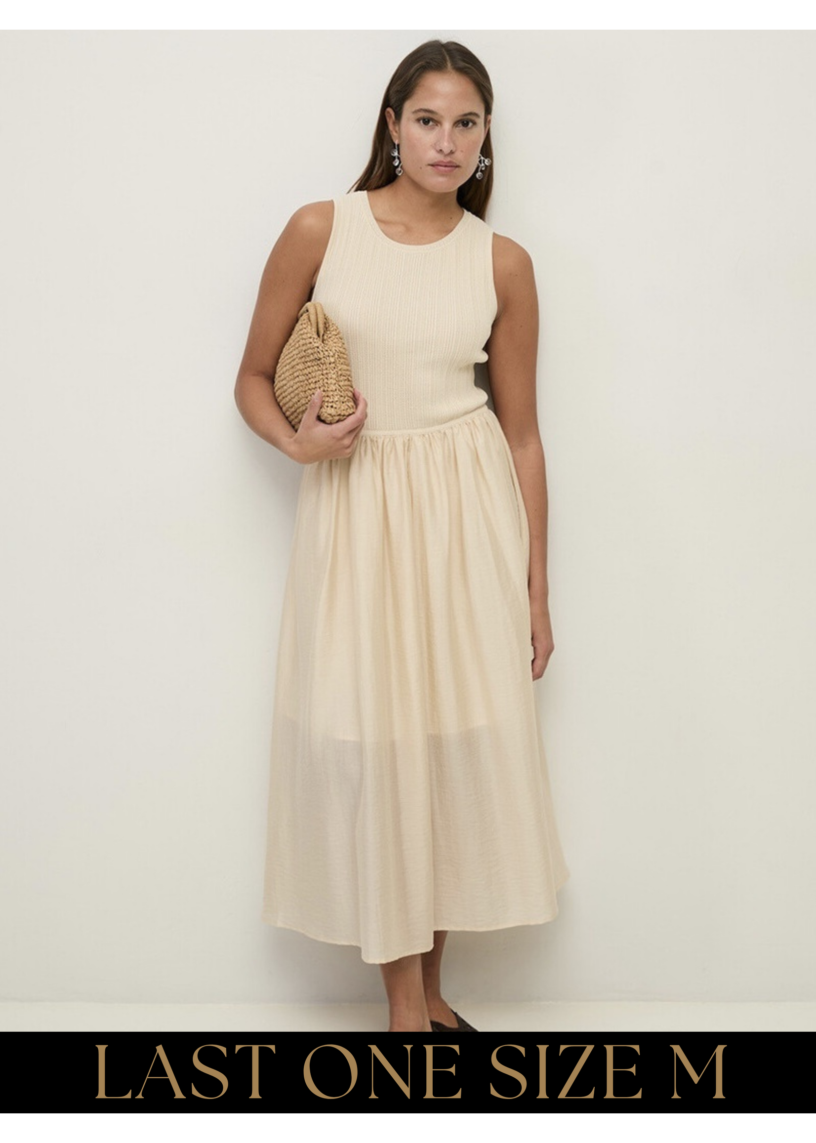 Yerse Yerse - Bi-Material Dress
