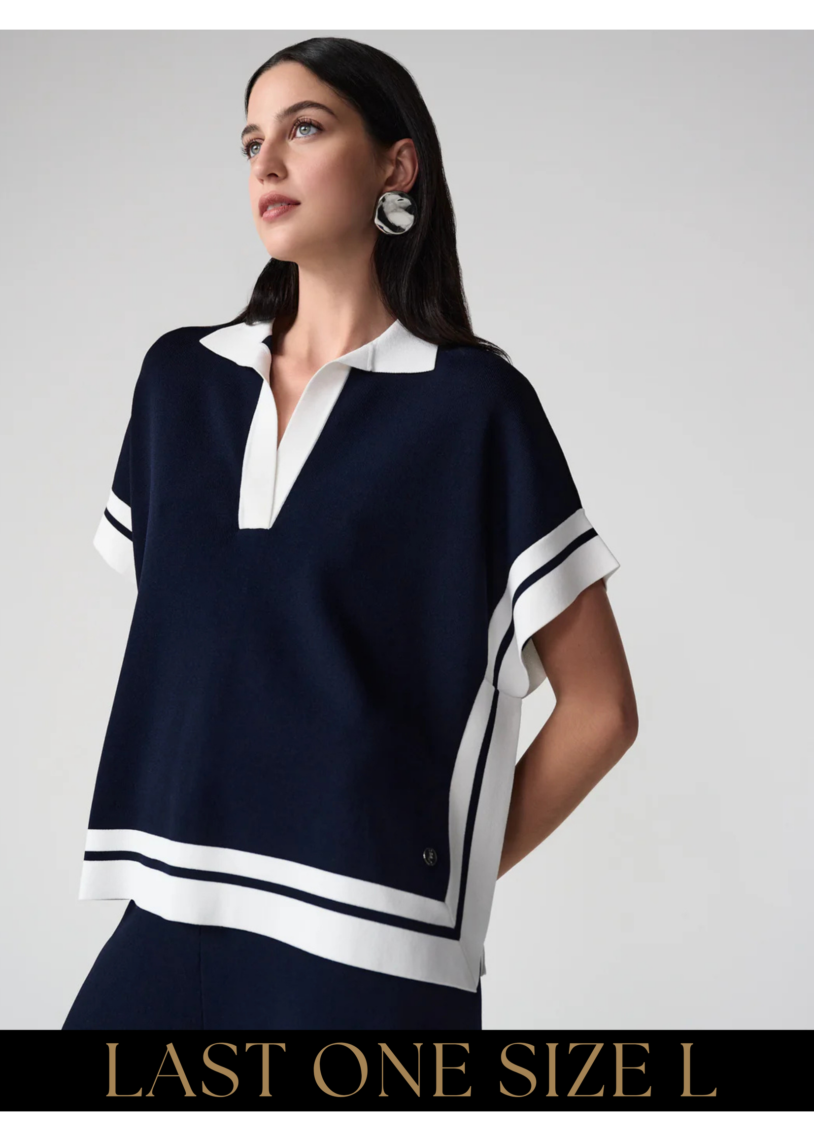 Joseph Ribkoff Joseph Ribkoff - Casual V-Neck Pullover Style 261941