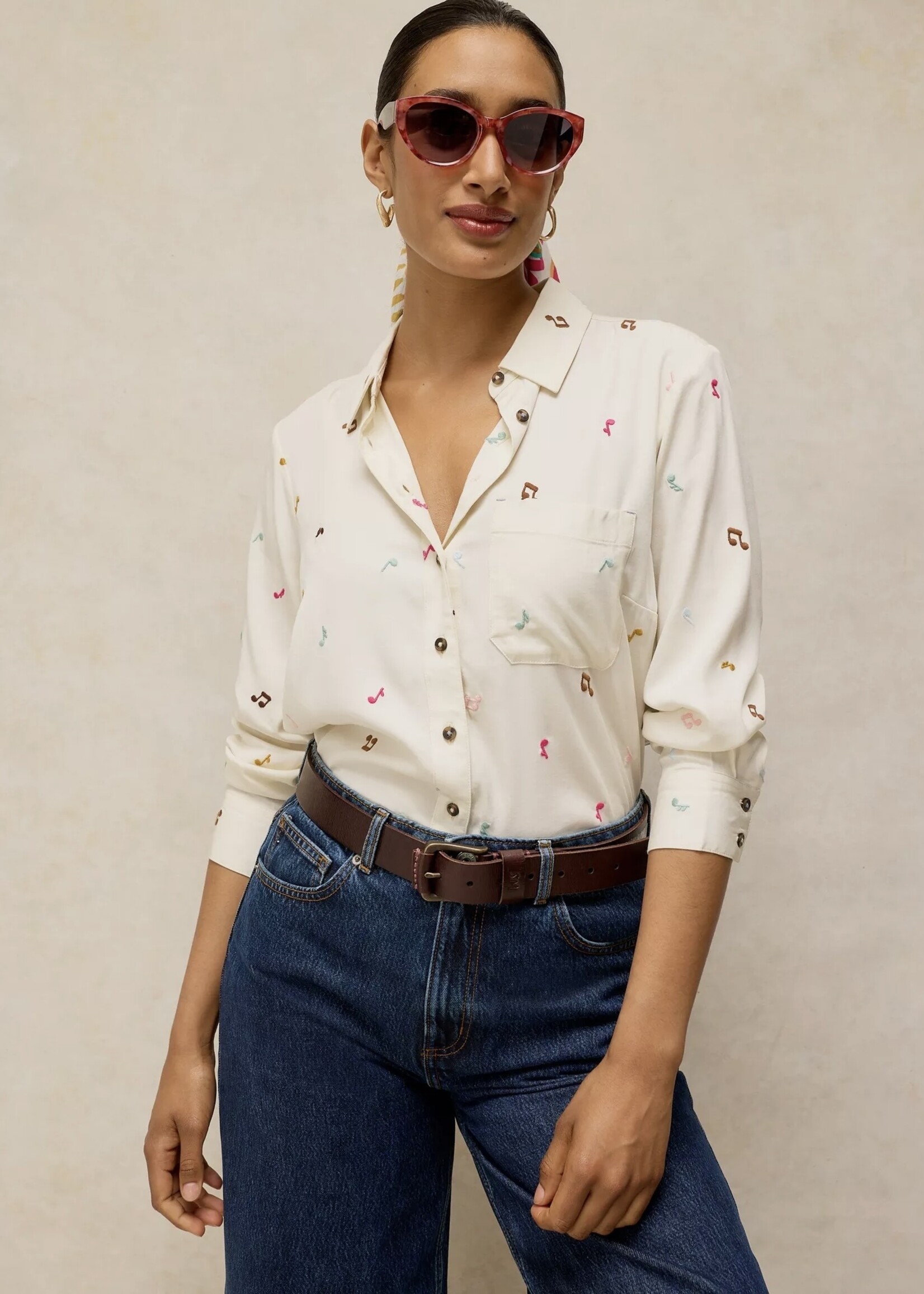 White Stuff Femme White Stuff - Libby Organic Cotton Shirt