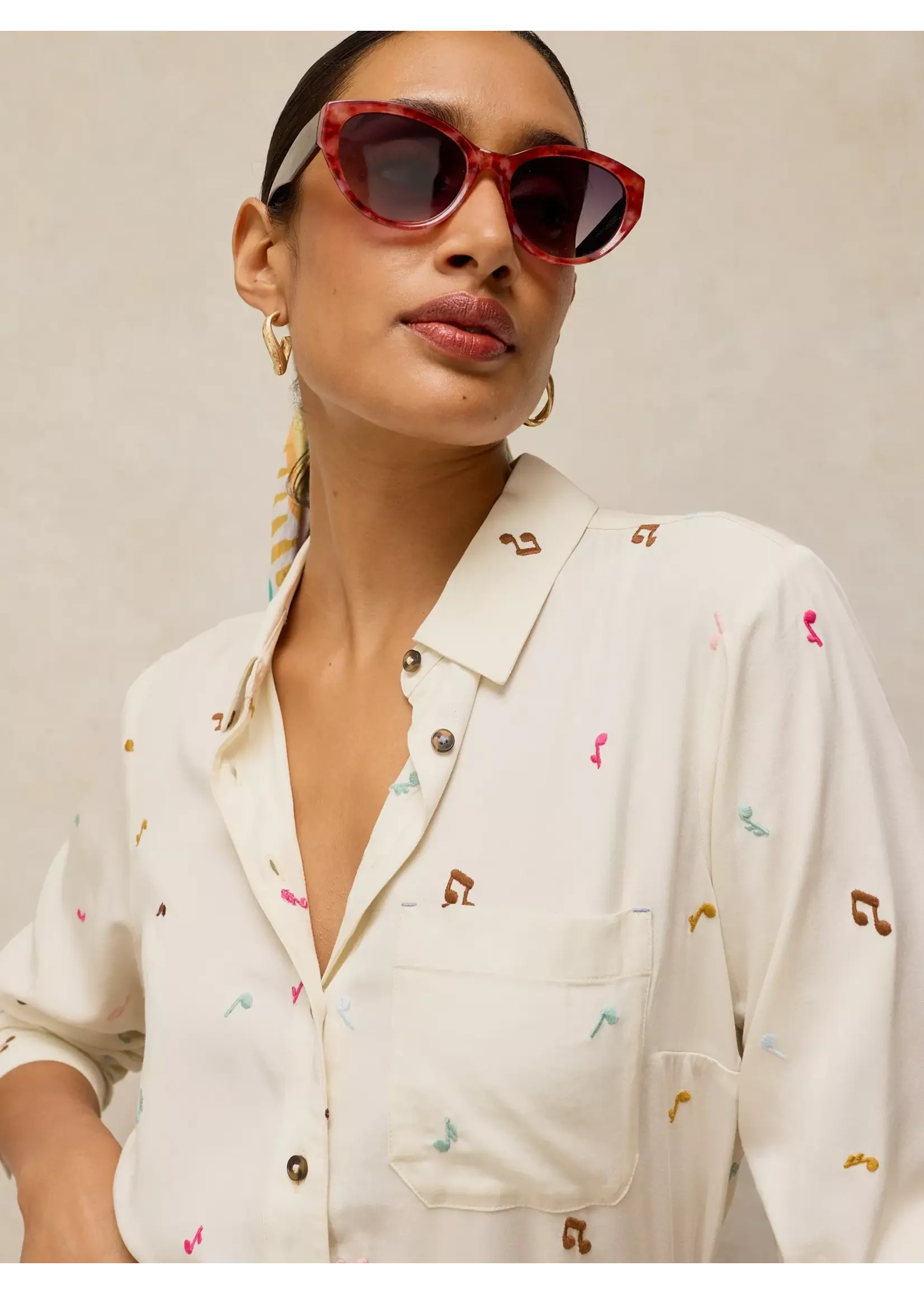 White Stuff Femme White Stuff - Libby Organic Cotton Shirt