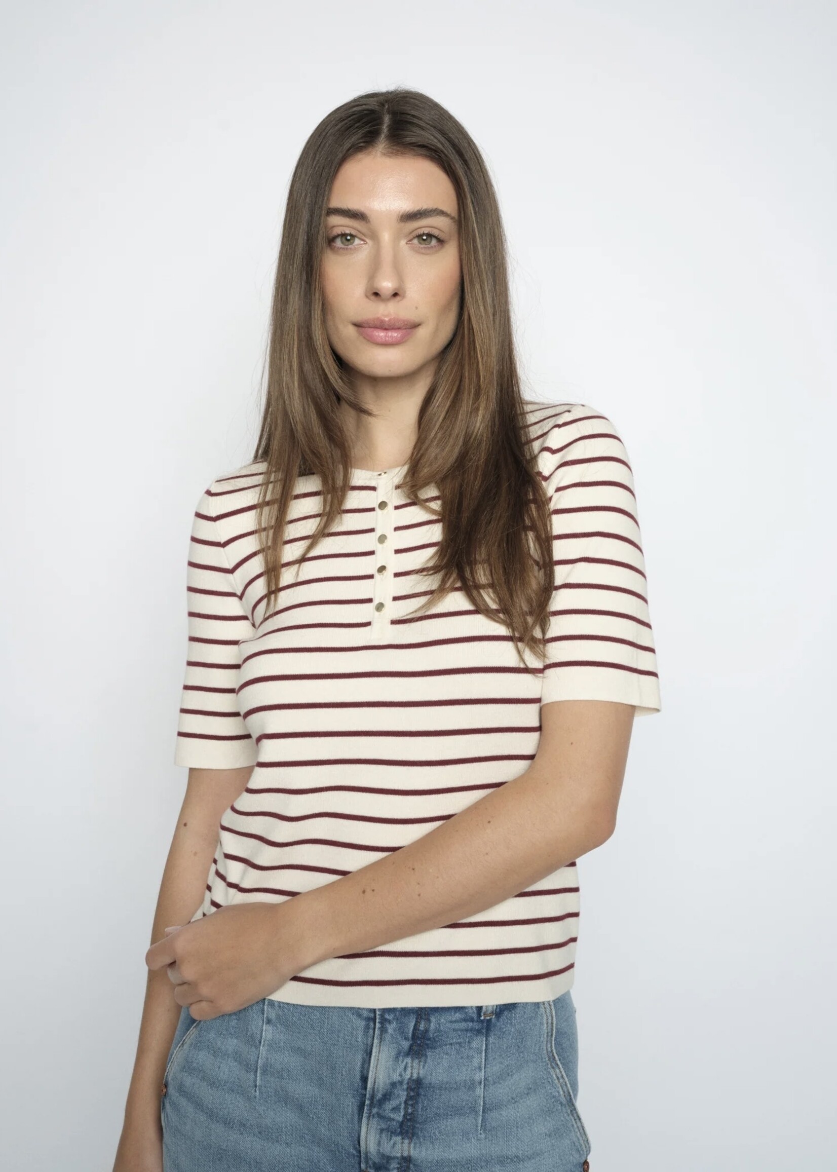 Mos Mosh Mos Mosh - Aliz Caliz Stripe Knit