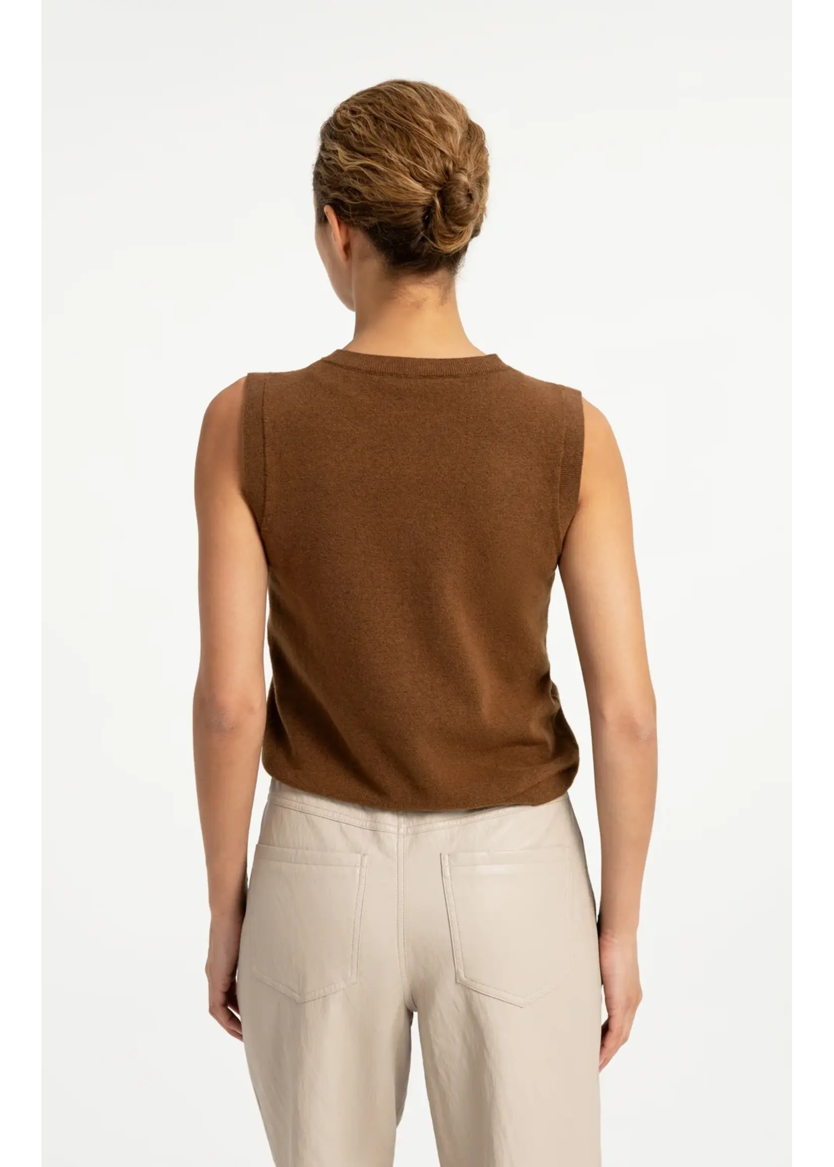 YAYA YAYA - Knitted Vest With Buttons