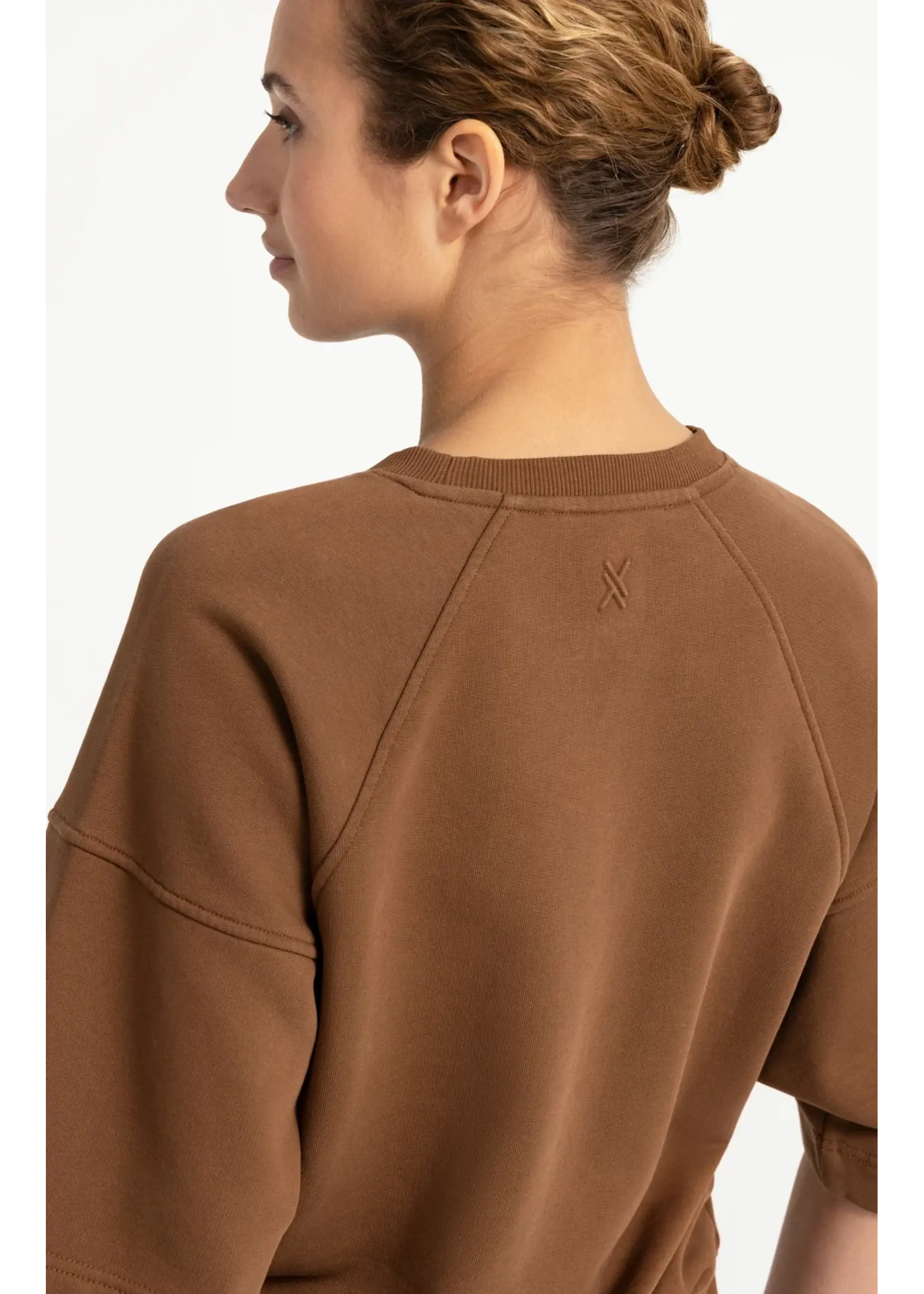 YAYA YAYA - Sweatshirt With Short Raglan Sleeves