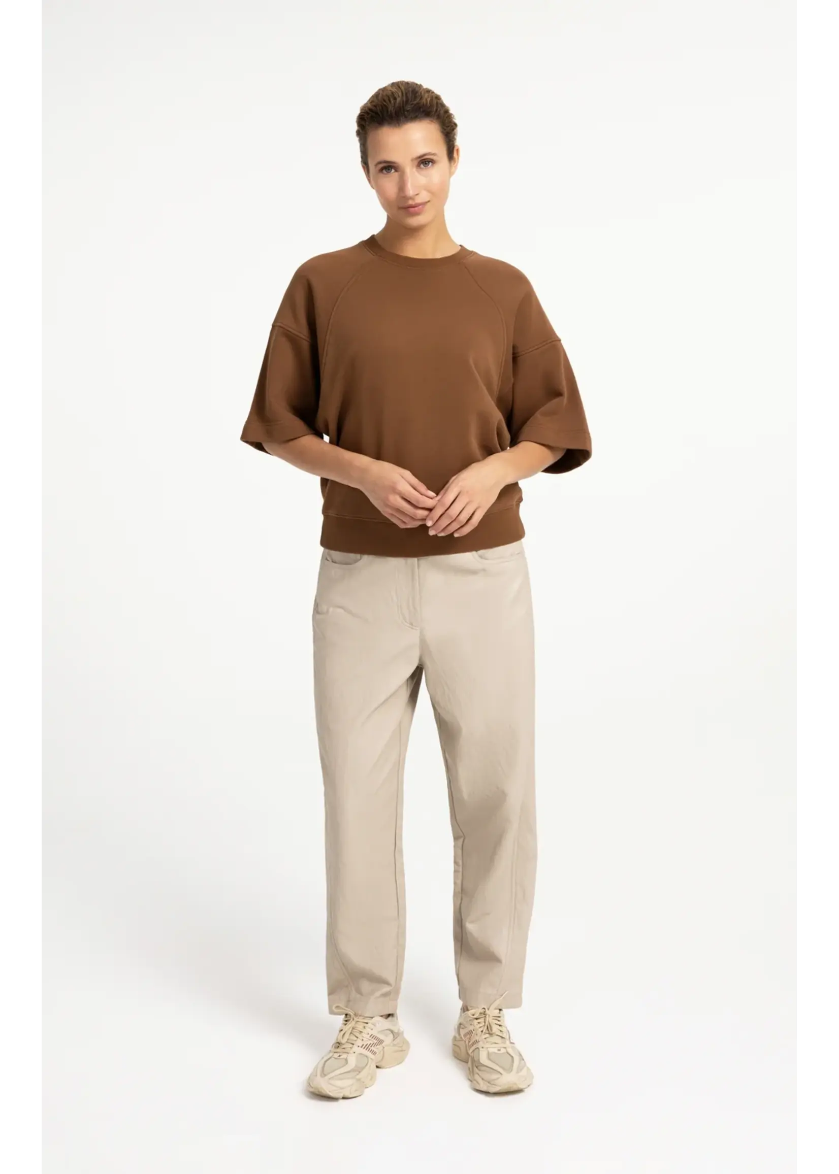 YAYA YAYA - Sweatshirt With Short Raglan Sleeves