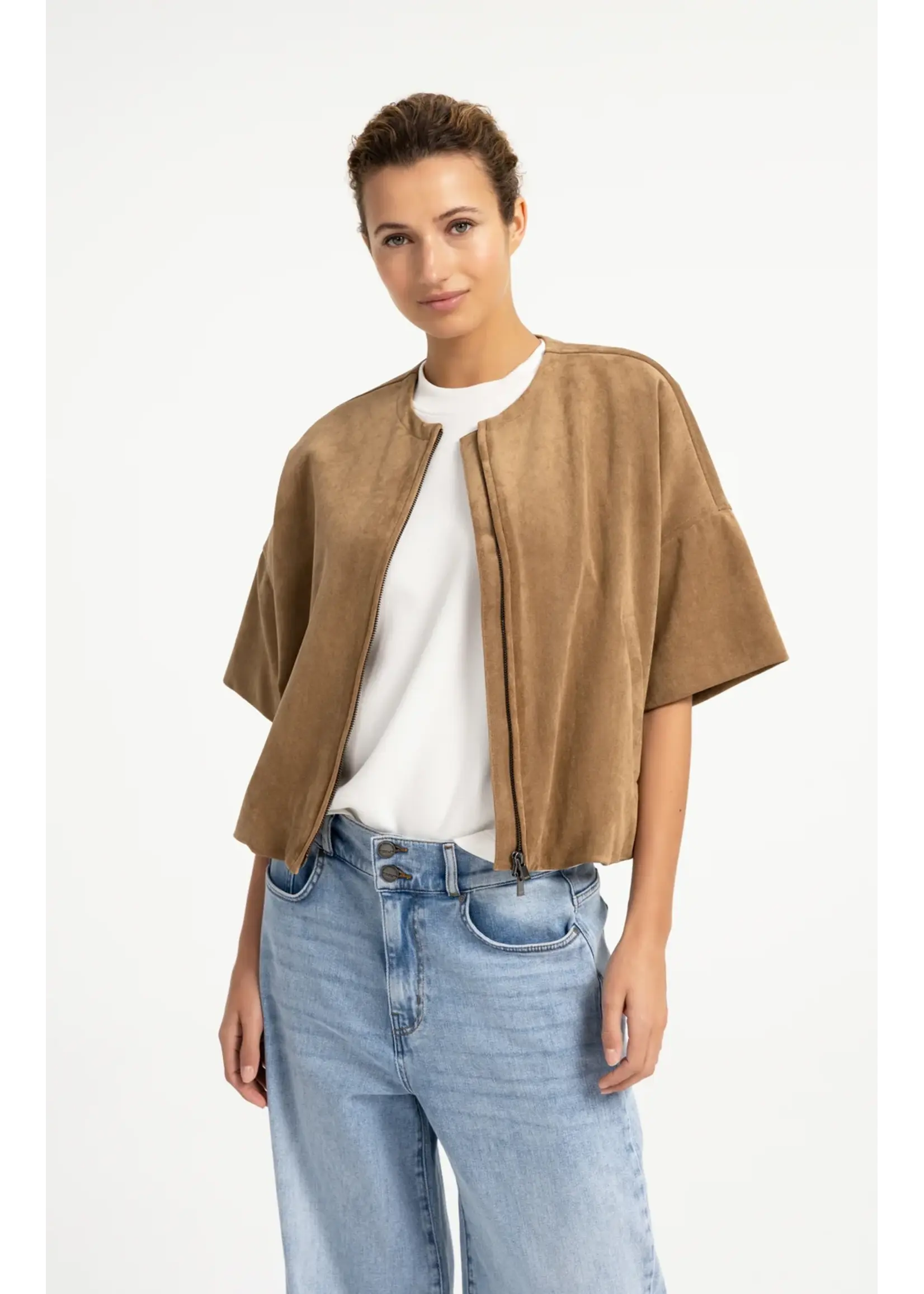 YAYA YAYA - Oversized Suedine Jacket
