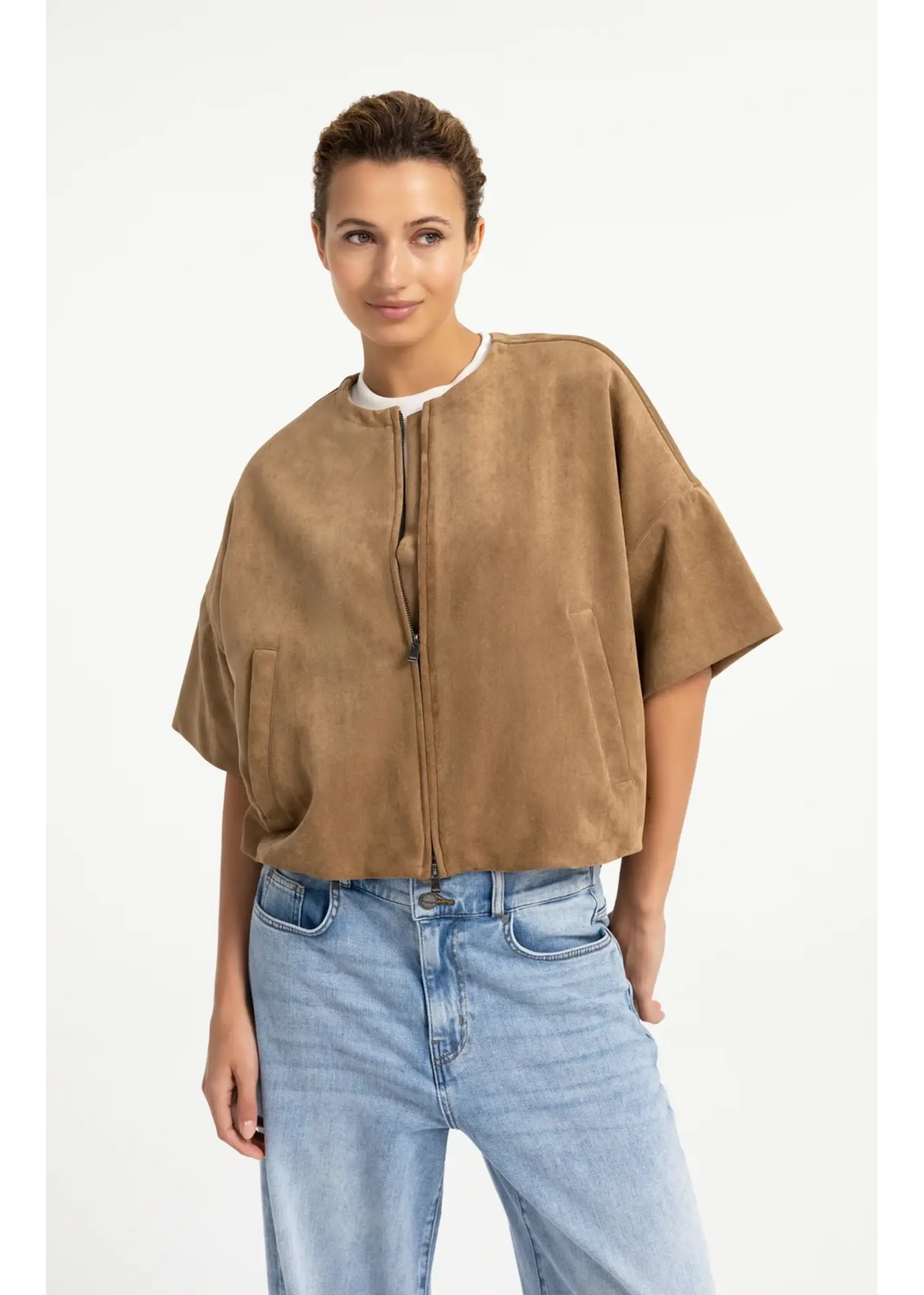 YAYA YAYA - Oversized Suedine Jacket