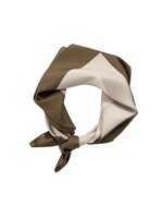 YAYA YAYA - Satin Scarf With Border Print