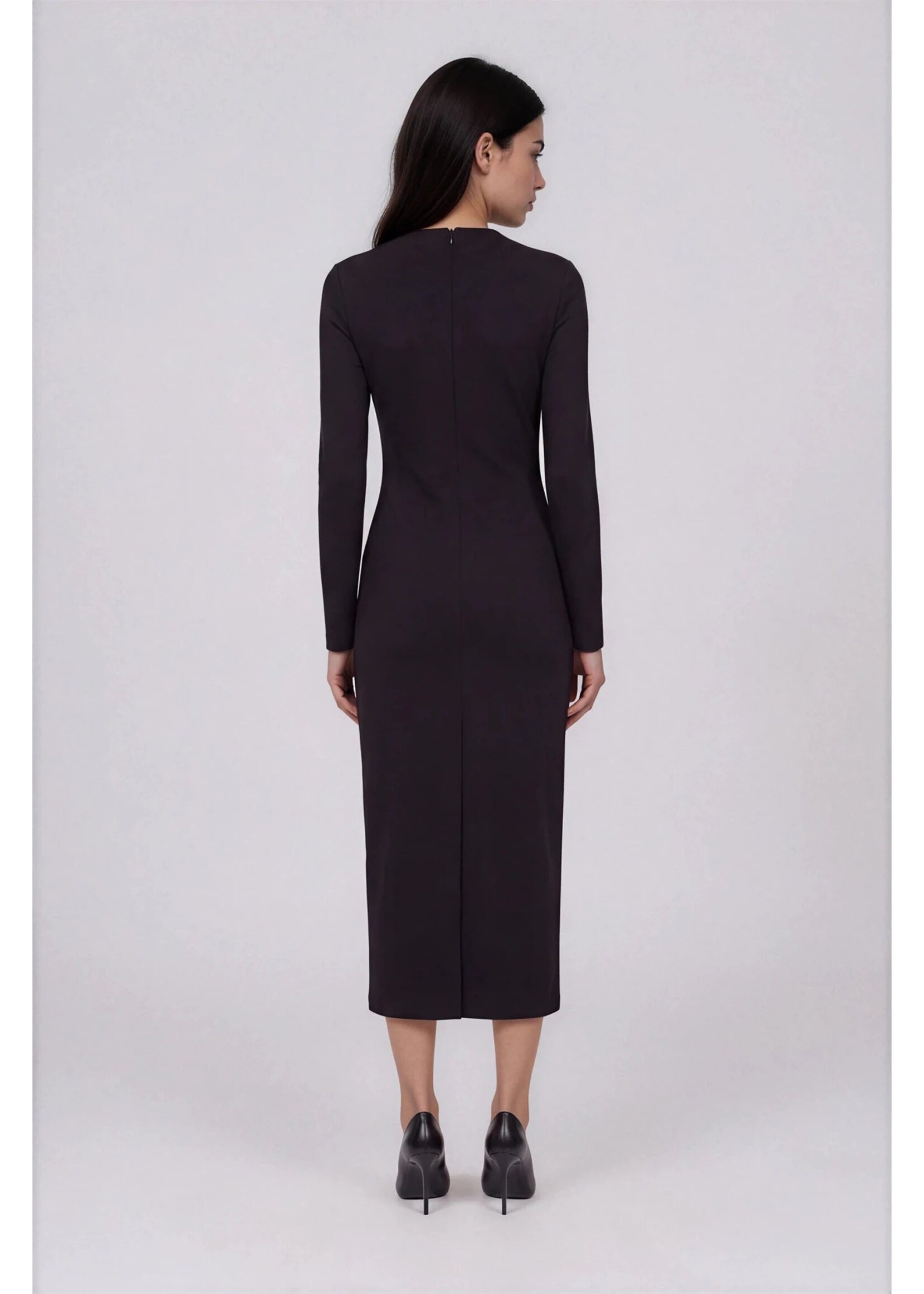Pure & Simple Pure & Simple - Scuba Long Sleeve Dress