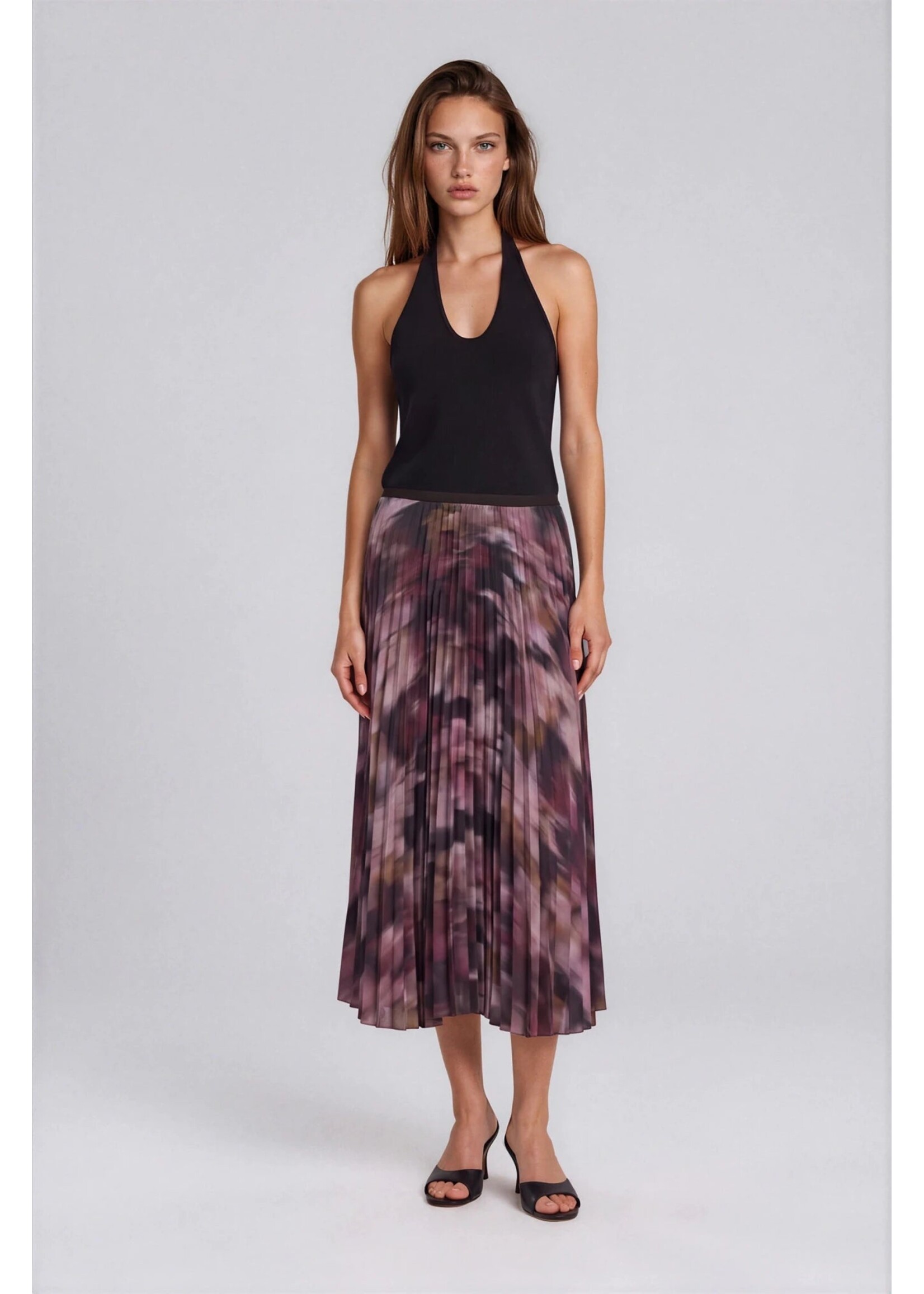 Pure & Simple Pure & Simple - Autumn Bloom Pleated Skirt