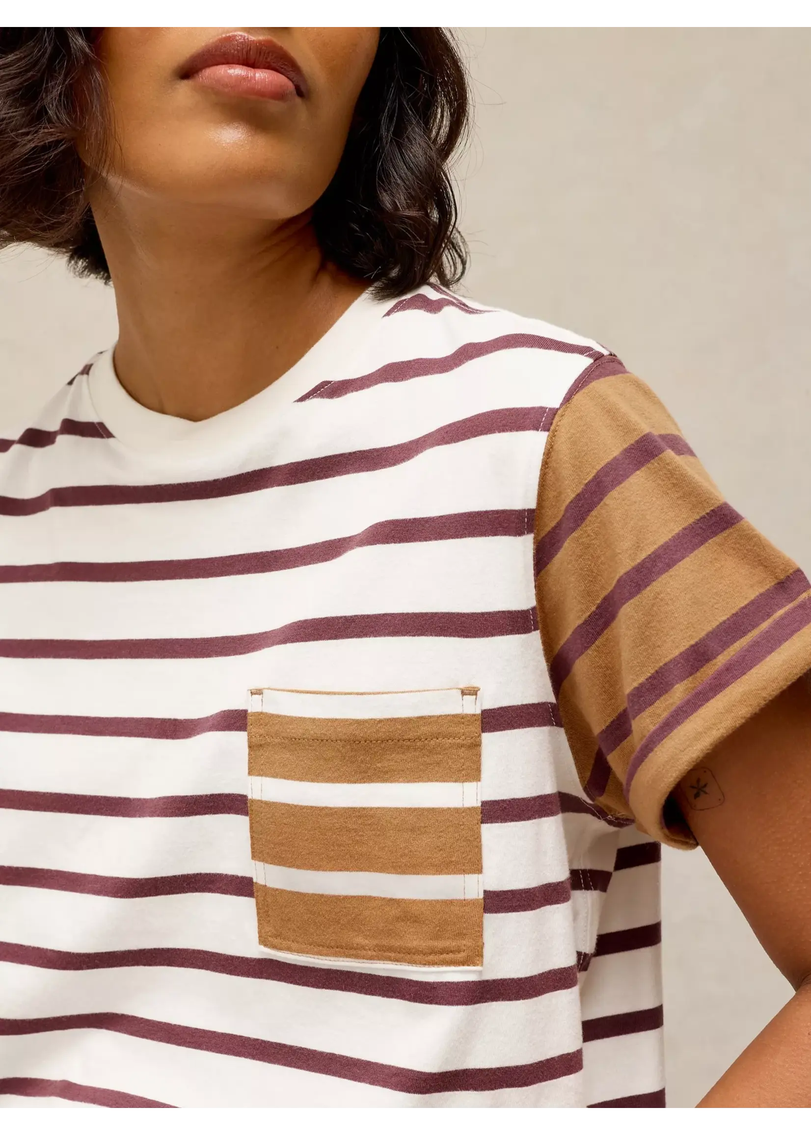 White Stuff Femme White Stuff - Gina Stripe Tee