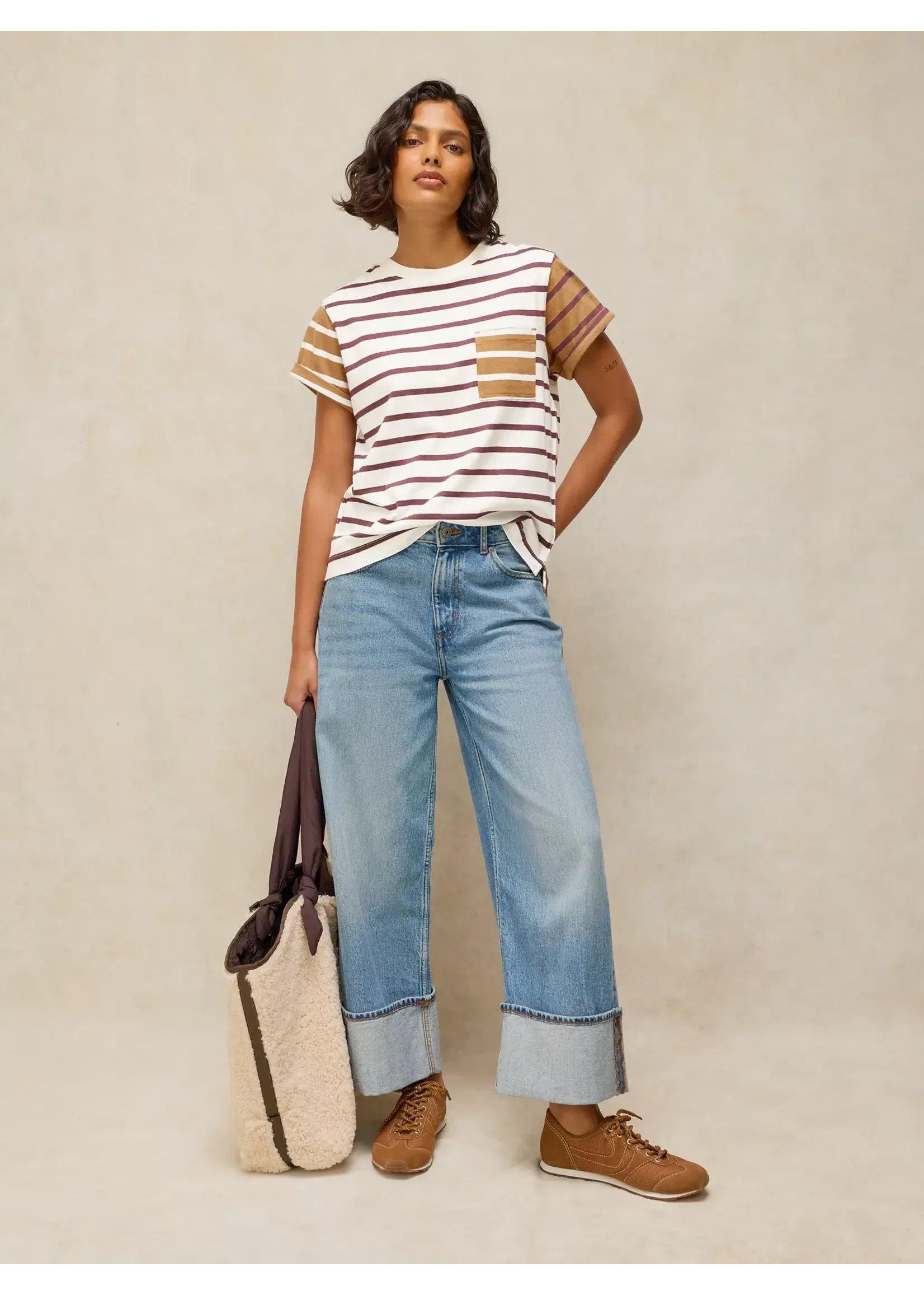 White Stuff Femme White Stuff - Gina Stripe Tee