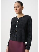 Joseph Ribkoff Joseph Ribkoff - Bejeweled Crewneck Cardigan Style 264924