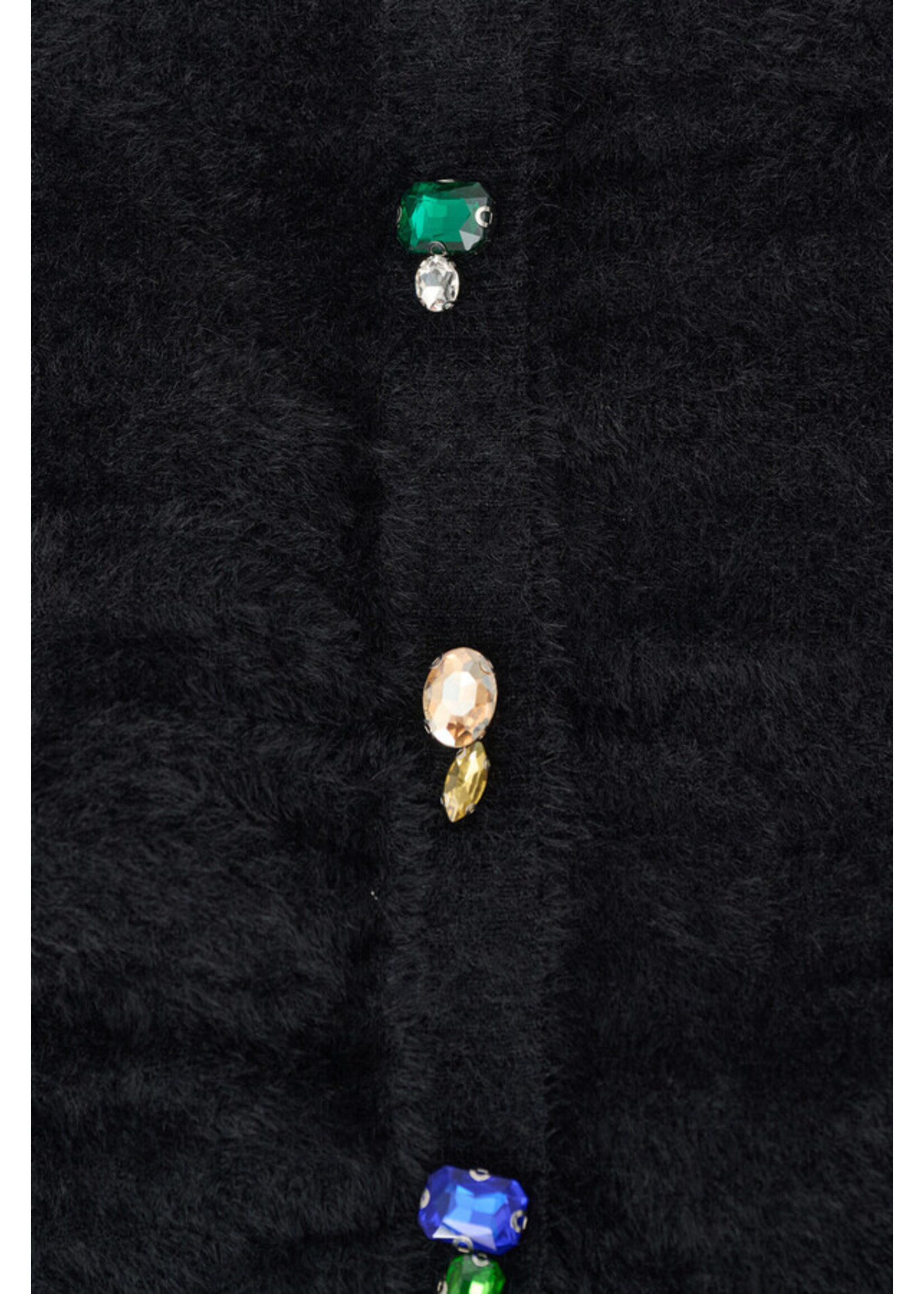 Joseph Ribkoff Joseph Ribkoff - Bejeweled Crewneck Cardigan Style 264924