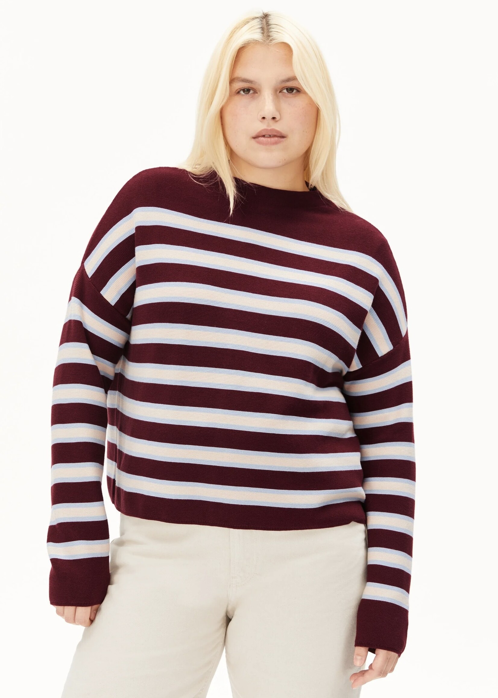 Armed Angels Femme Armed Angels - Merinaa Striped Knit Sweater