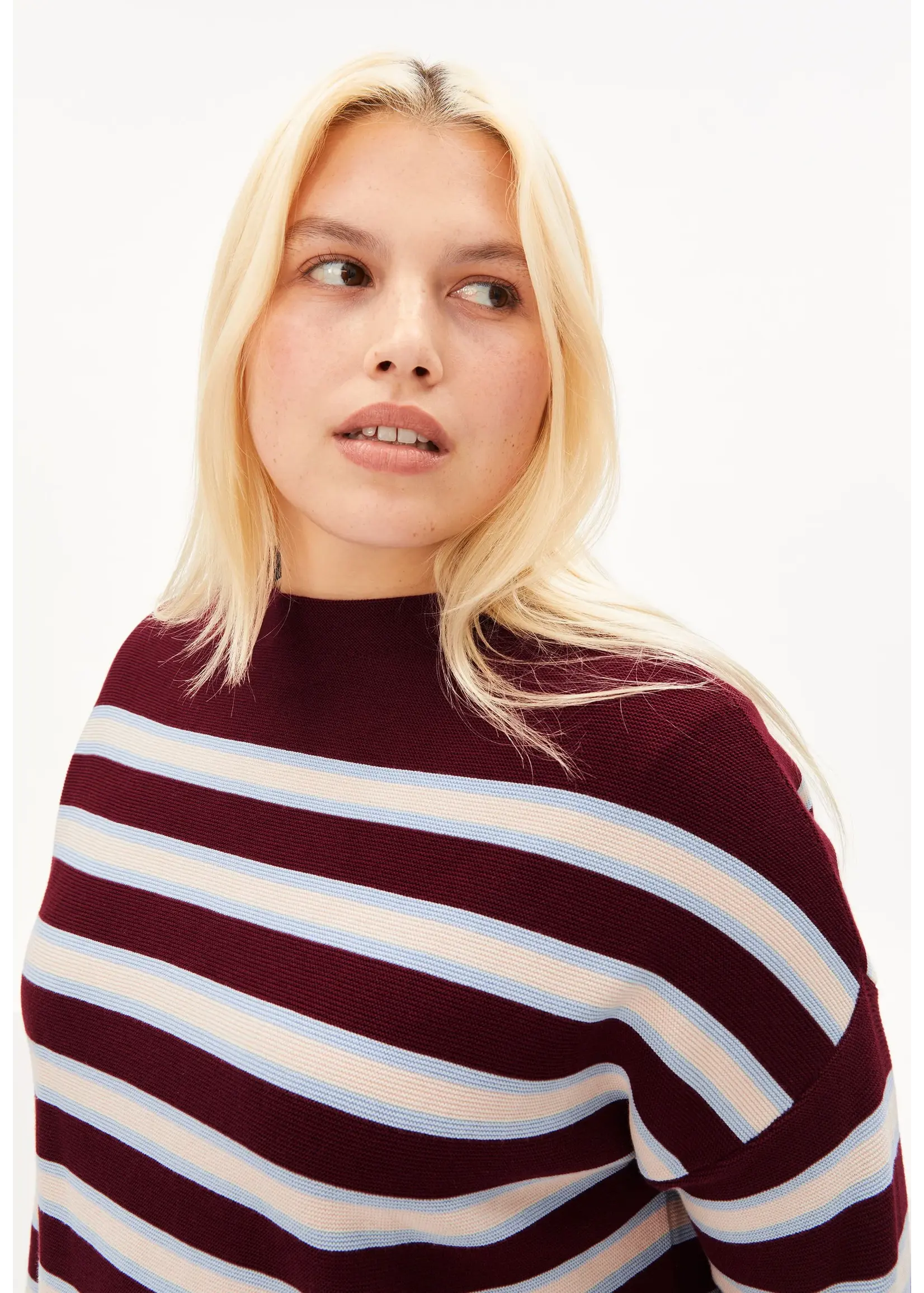 Armed Angels Femme Armed Angels - Merinaa Striped Knit Sweater