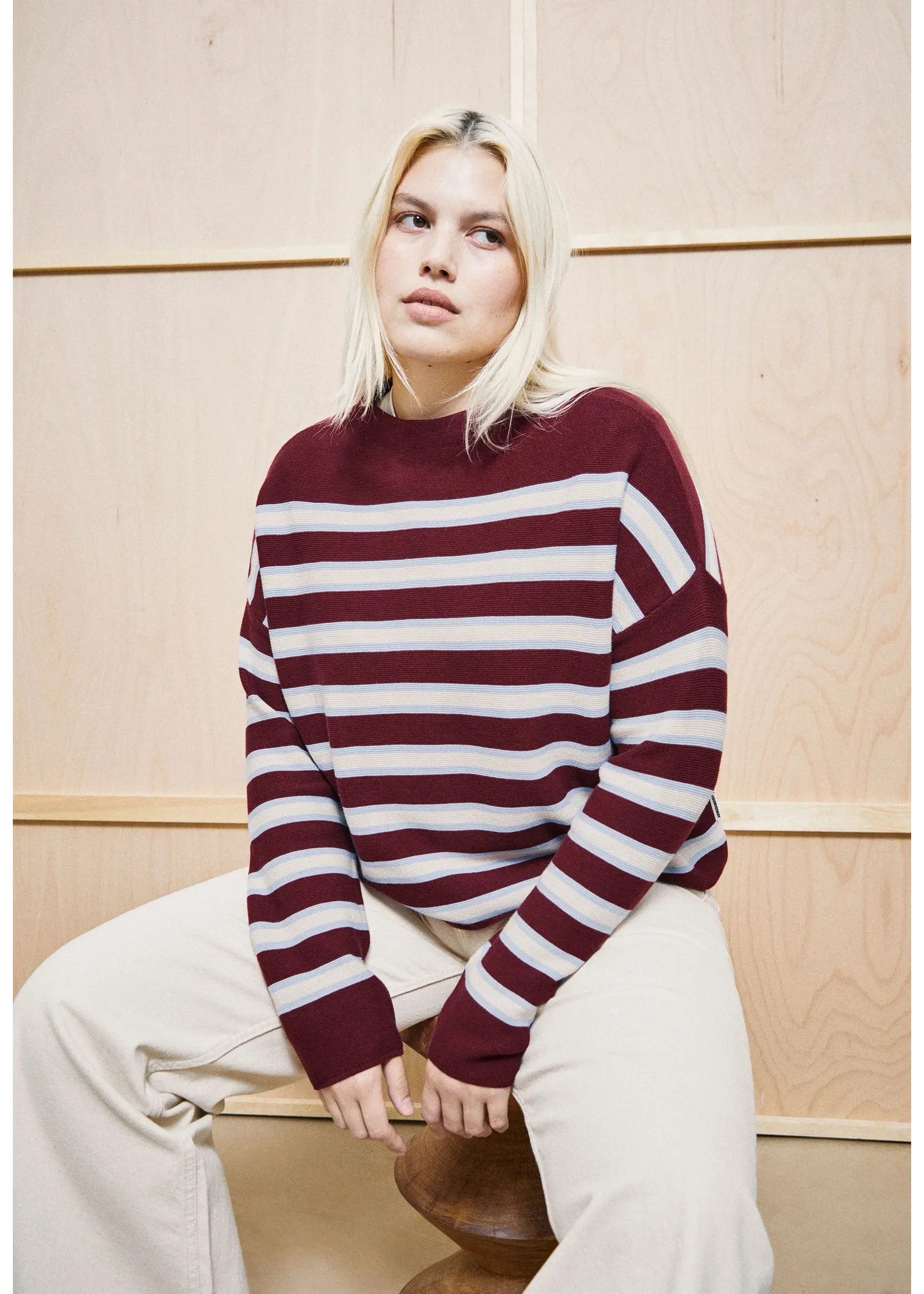 Armed Angels Femme Armed Angels - Merinaa Striped Knit Sweater
