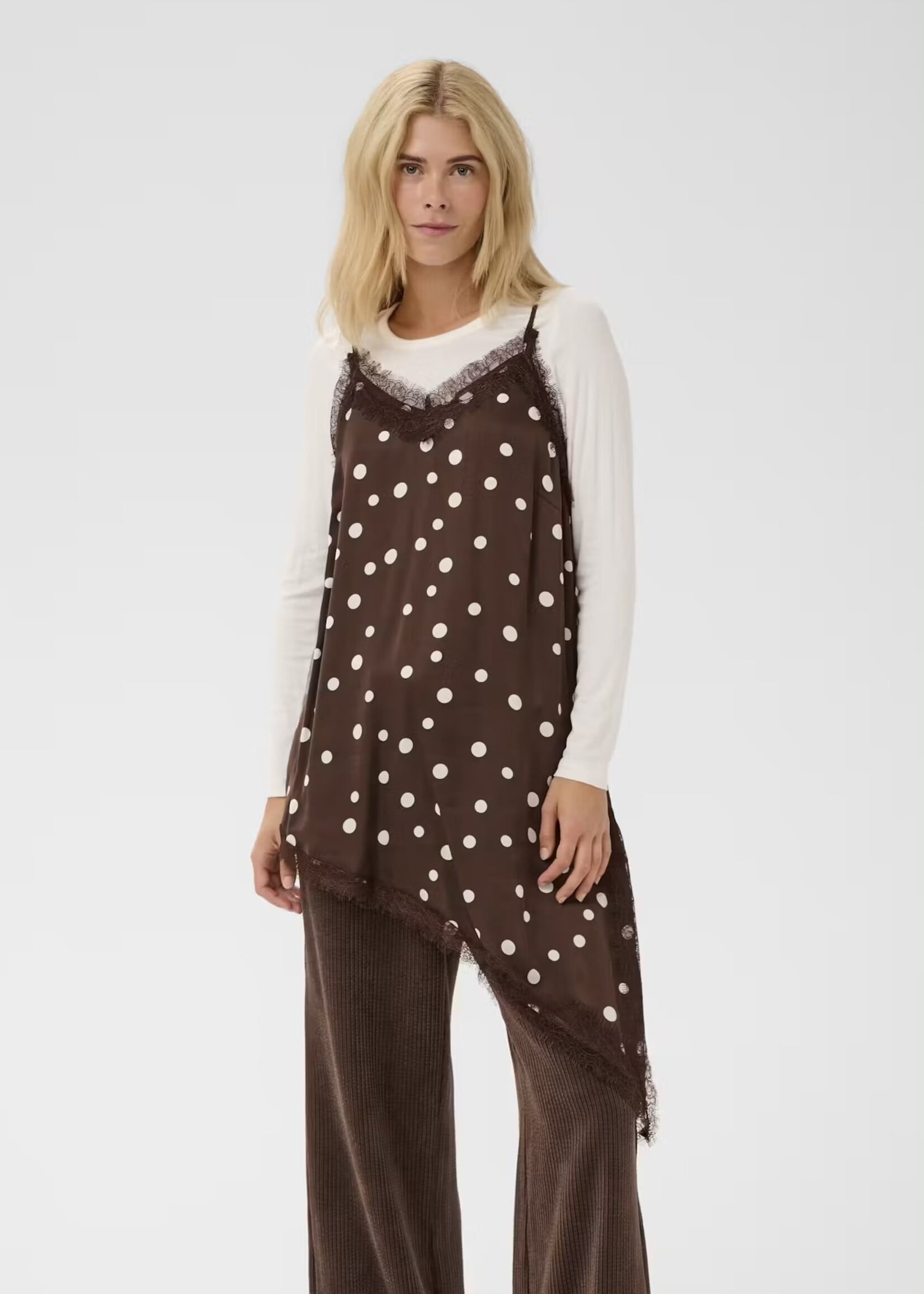 Culture Culture - Dotty Berna Strap Top