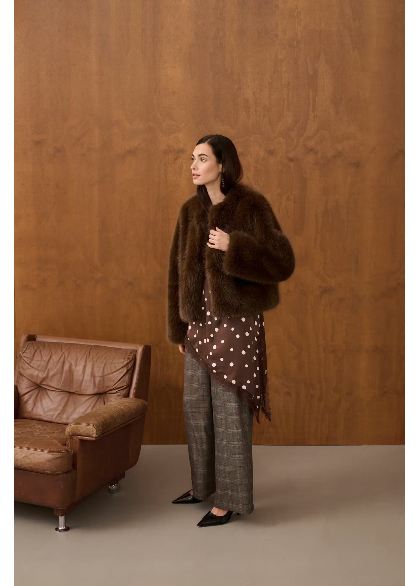 Culture Culture - Dotty Berna Strap Top