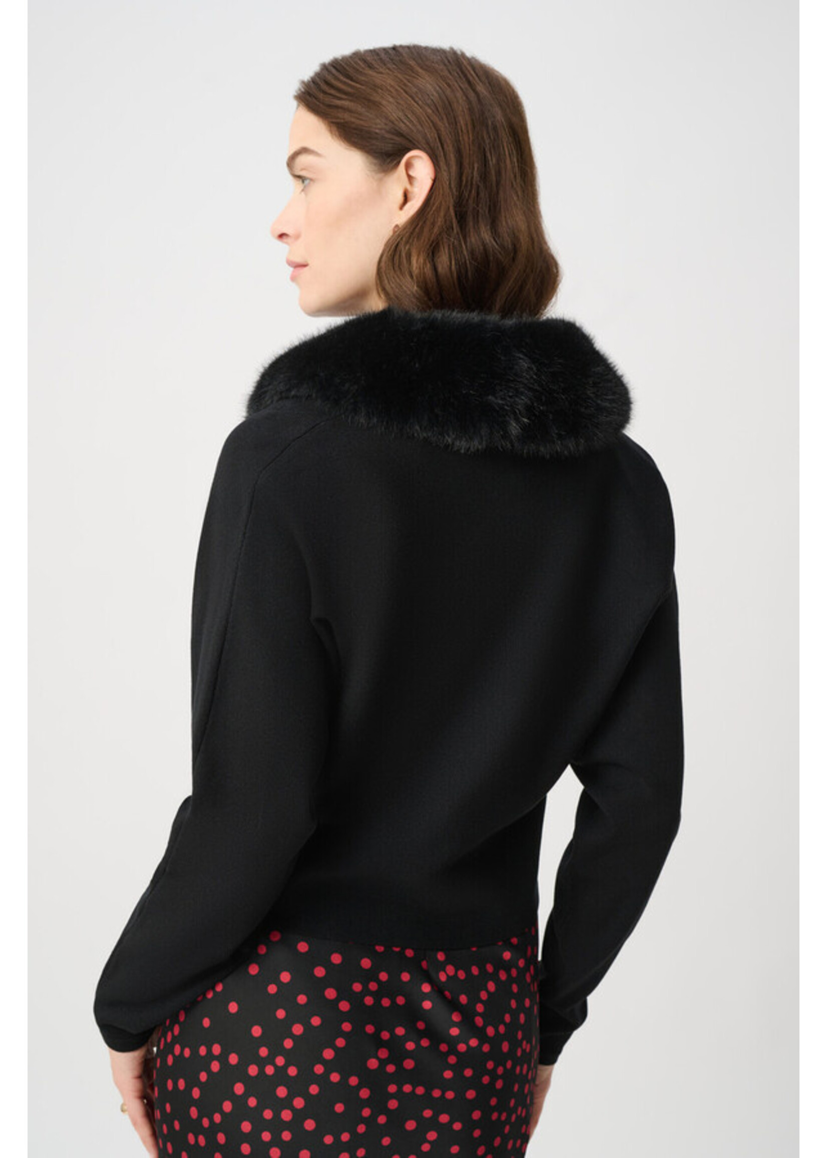 Joseph Ribkoff Joseph Ribkoff - Removable Fur Collar Cover‑Up Style 264955
