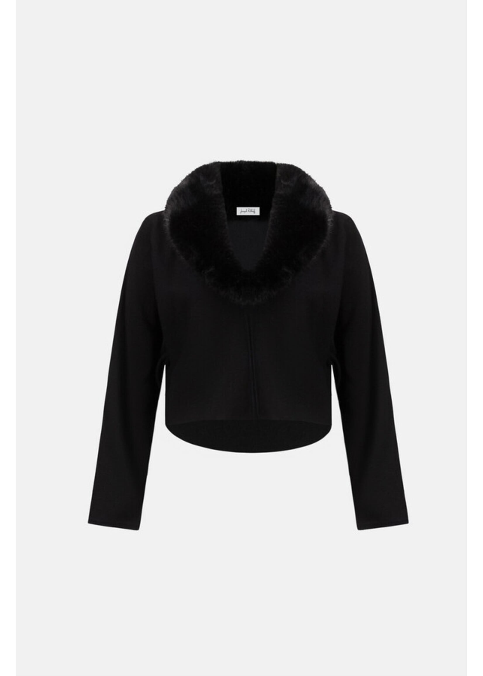 Joseph Ribkoff Joseph Ribkoff - Removable Fur Collar Cover‑Up Style 264955