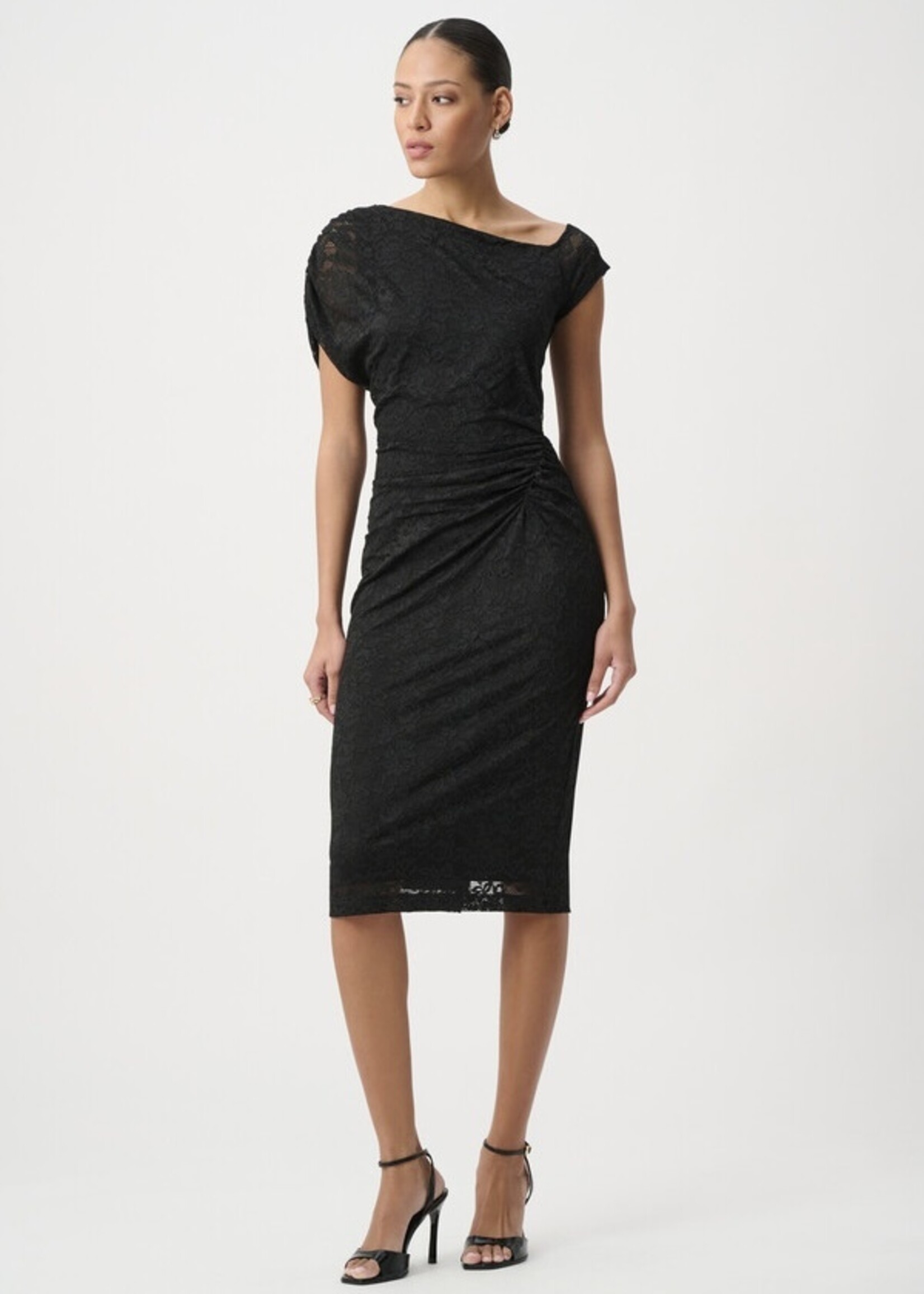 Joseph Ribkoff Joseph Ribkoff - Lace Off-Shoulder Sheath Dress Style 264200