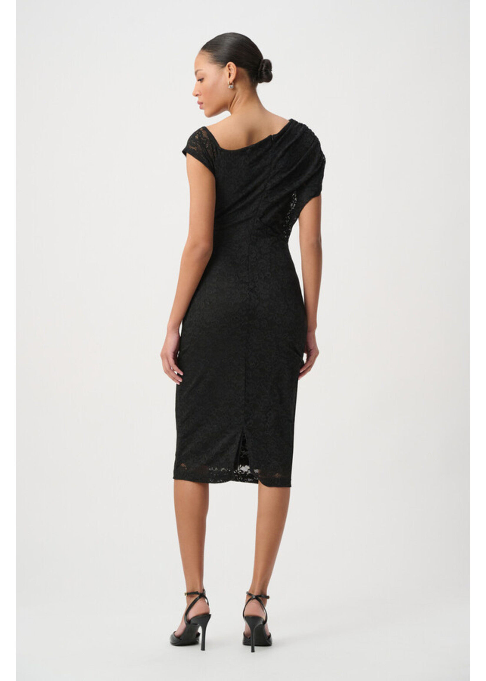 Joseph Ribkoff Joseph Ribkoff - Lace Off-Shoulder Sheath Dress Style 264200