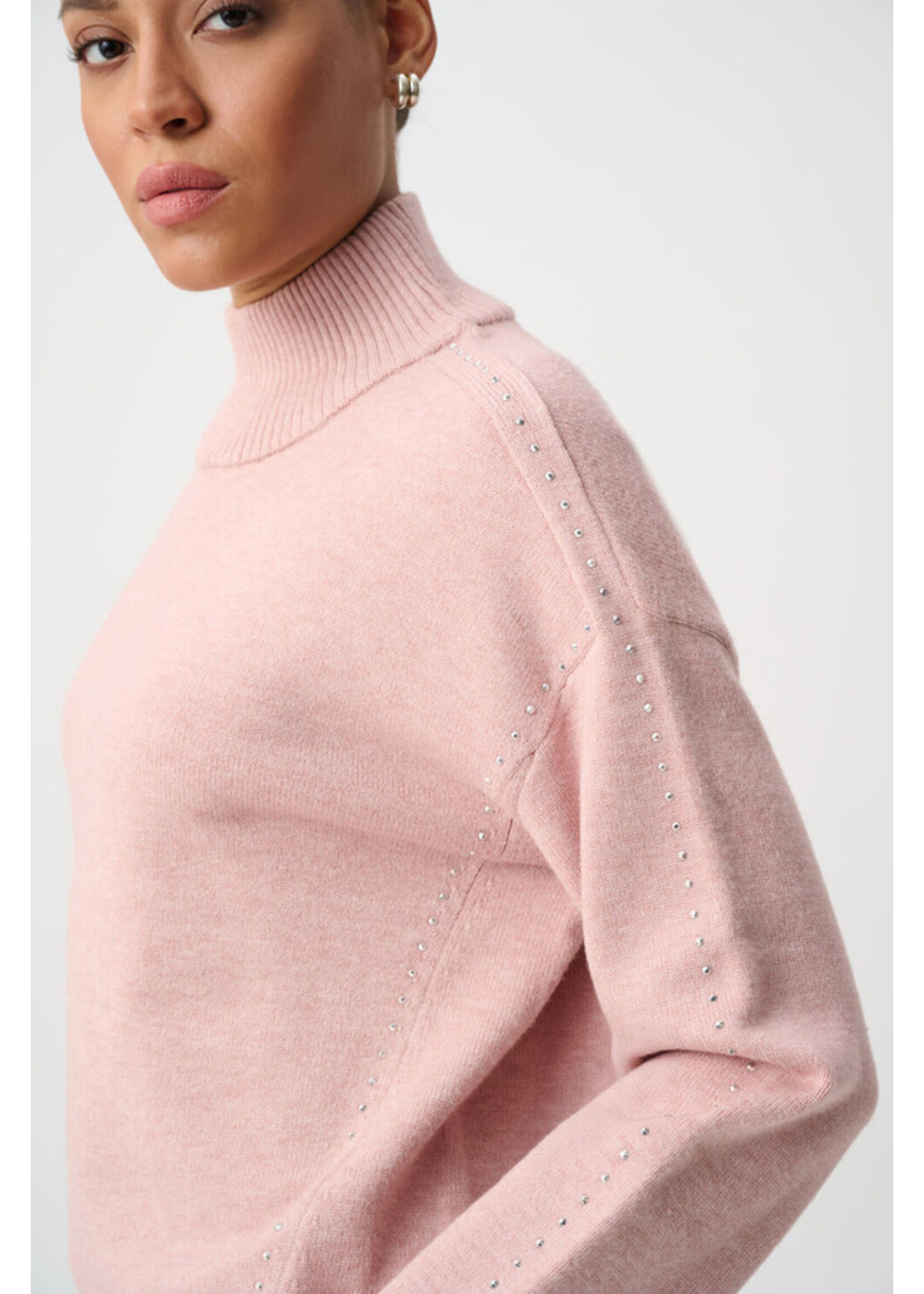 Joseph Ribkoff Joseph Ribkoff - Embellished Turtleneck Sweater Style 264934