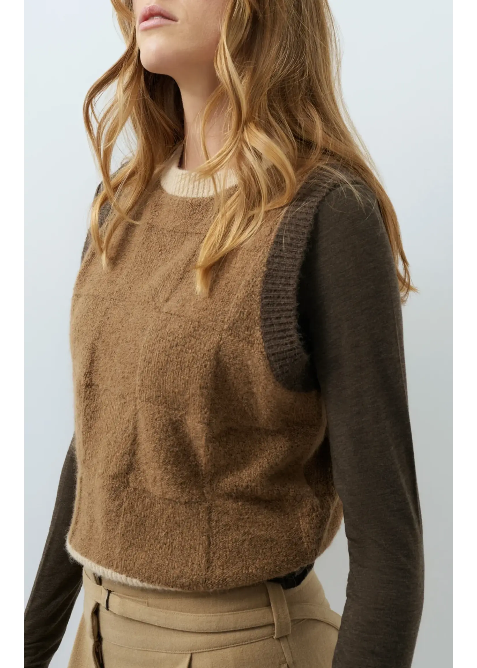 YAYA Yaya - Spencer with Check Textured