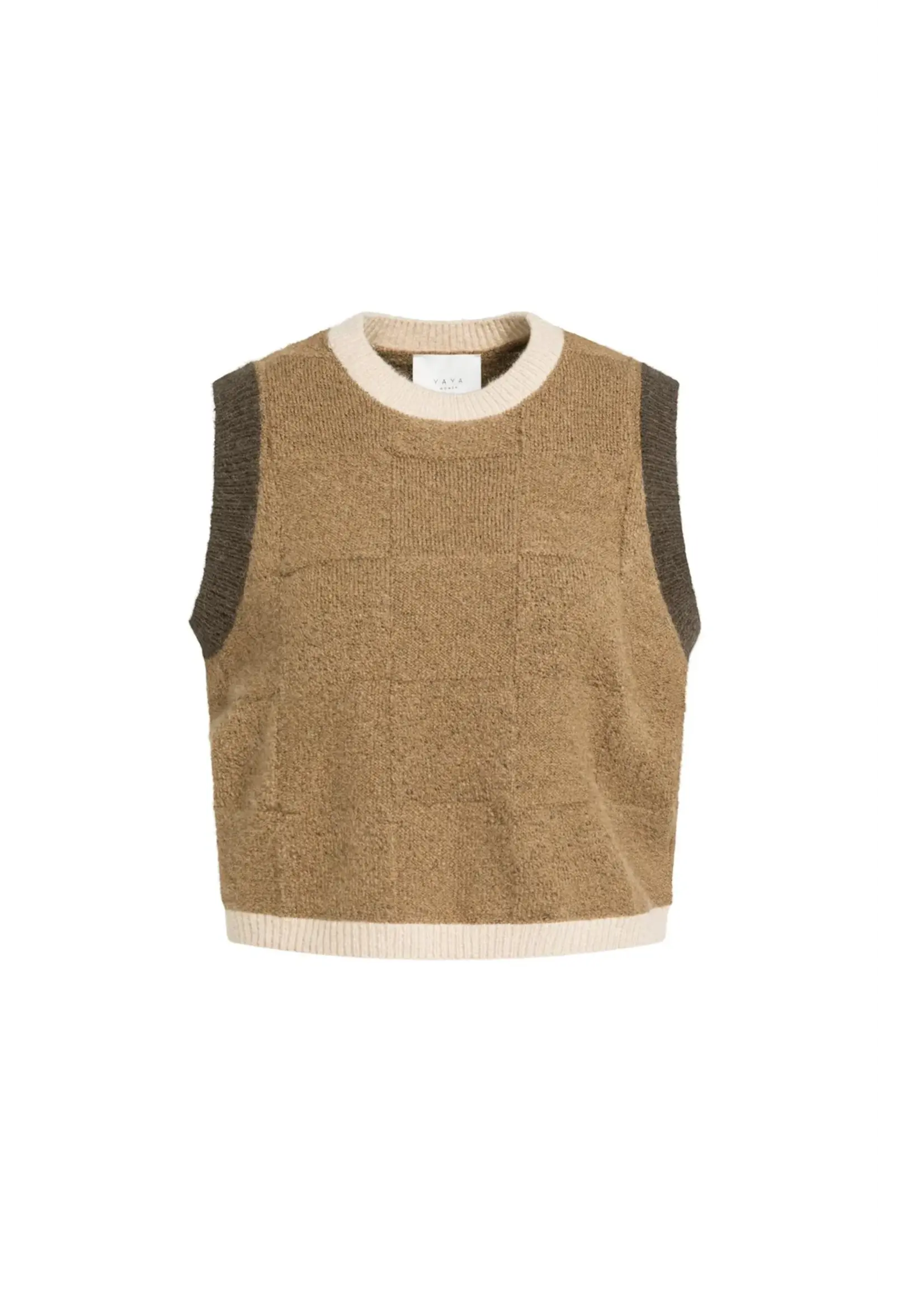 YAYA Yaya - Spencer with Check Textured