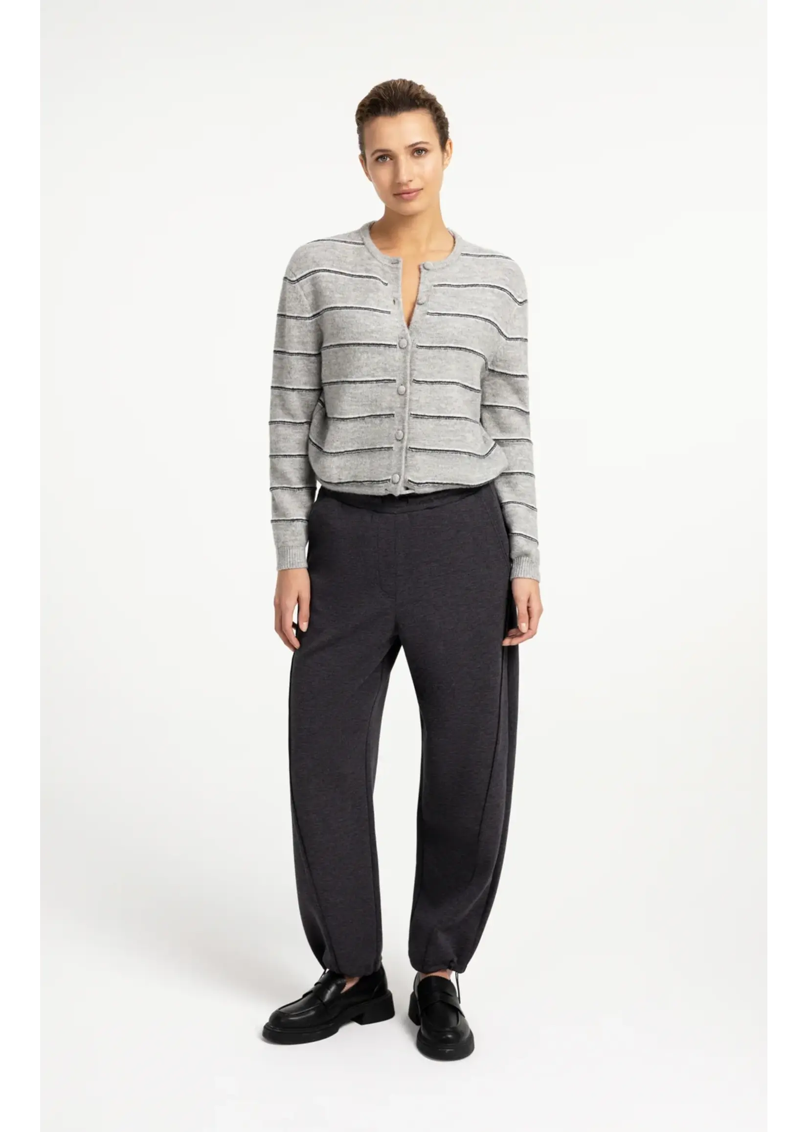 YAYA Yaya - Knitted striped Cardigan Long Sleeve