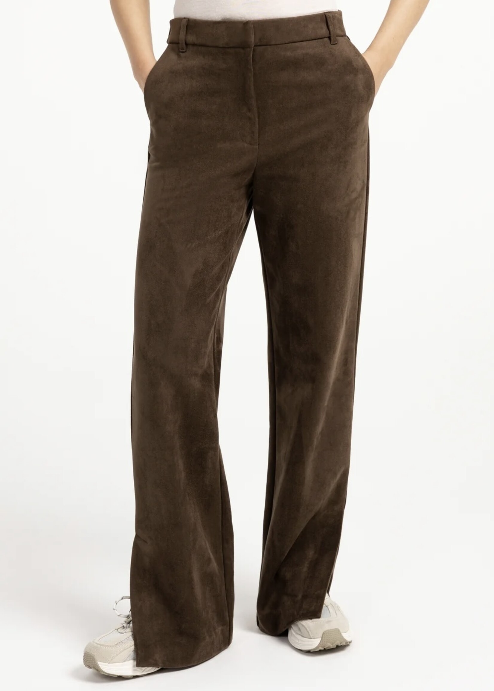 YAYA Yaya - Suedine Wide leg Trousers