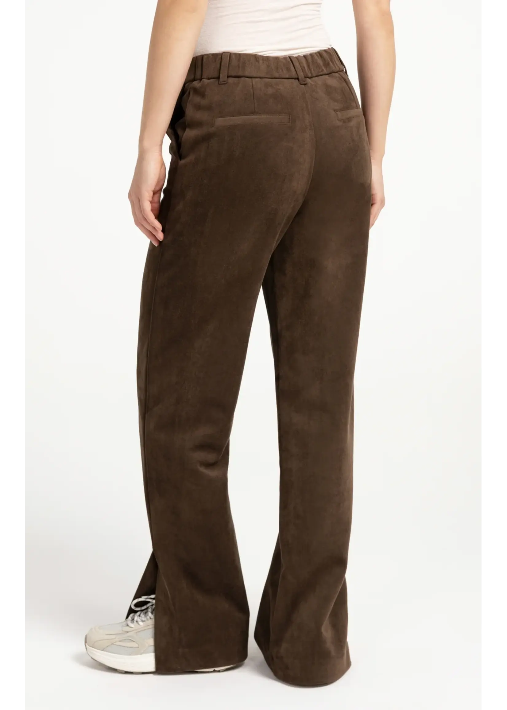 YAYA Yaya - Suedine Wide leg Trousers