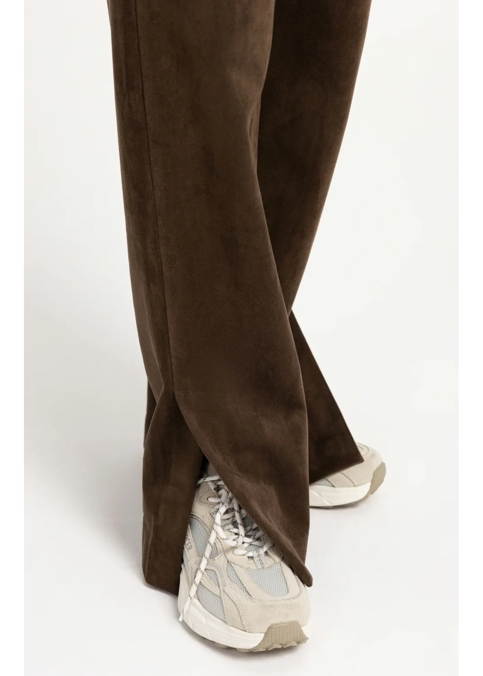 YAYA Yaya - Suedine Wide leg Trousers