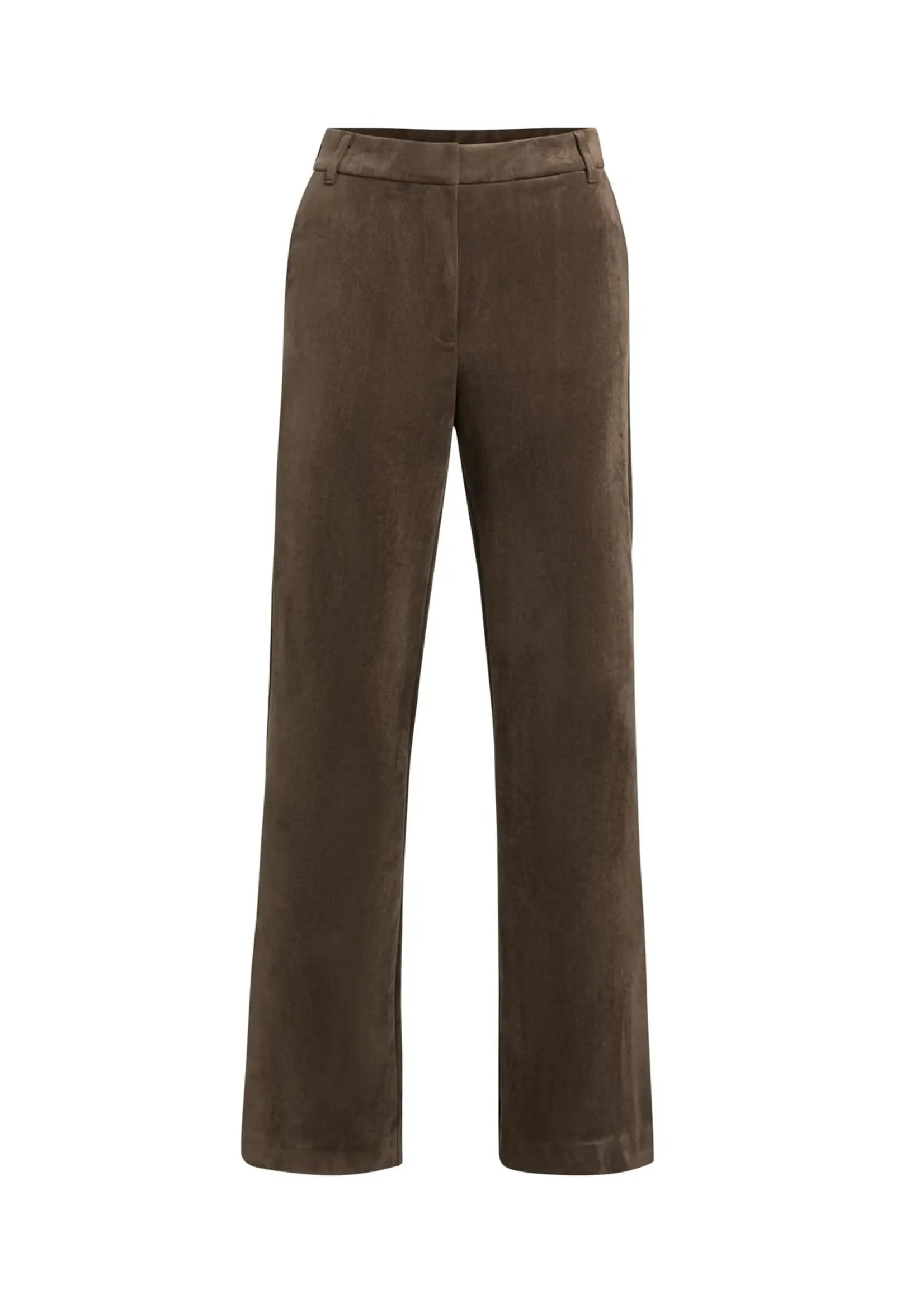 YAYA Yaya - Suedine Wide leg Trousers