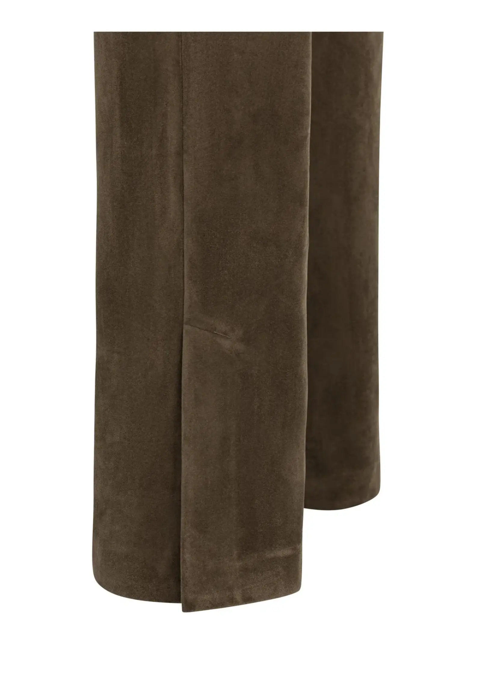 YAYA Yaya - Suedine Wide leg Trousers