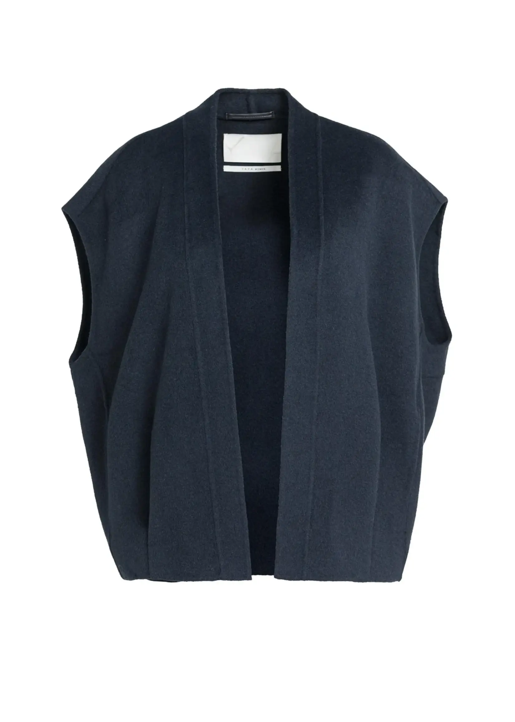 YAYA Yaya - Oversized Wool Woven Bodywarmer