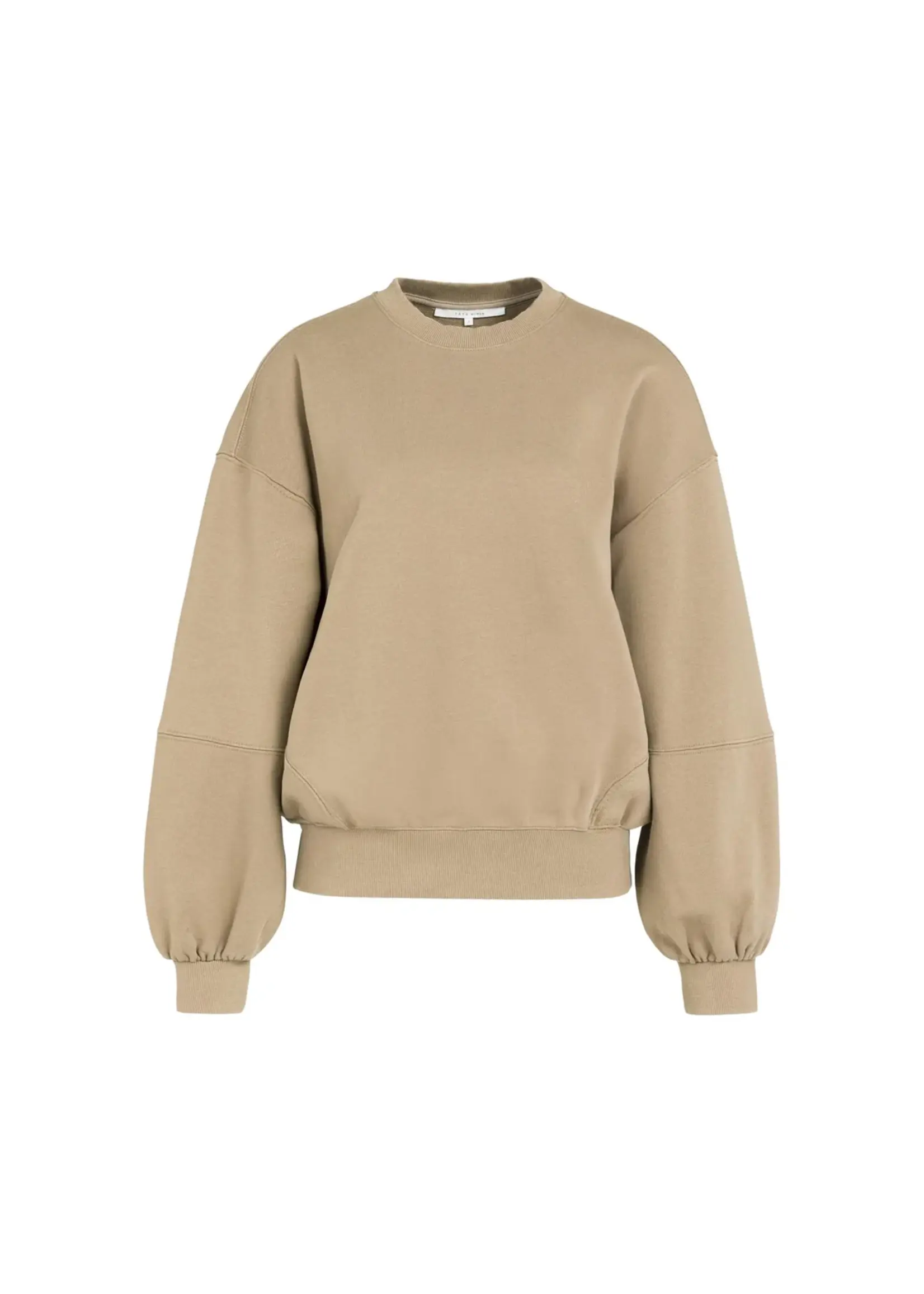 YAYA Yaya - Washed sweatshirt with Balloon sleeve