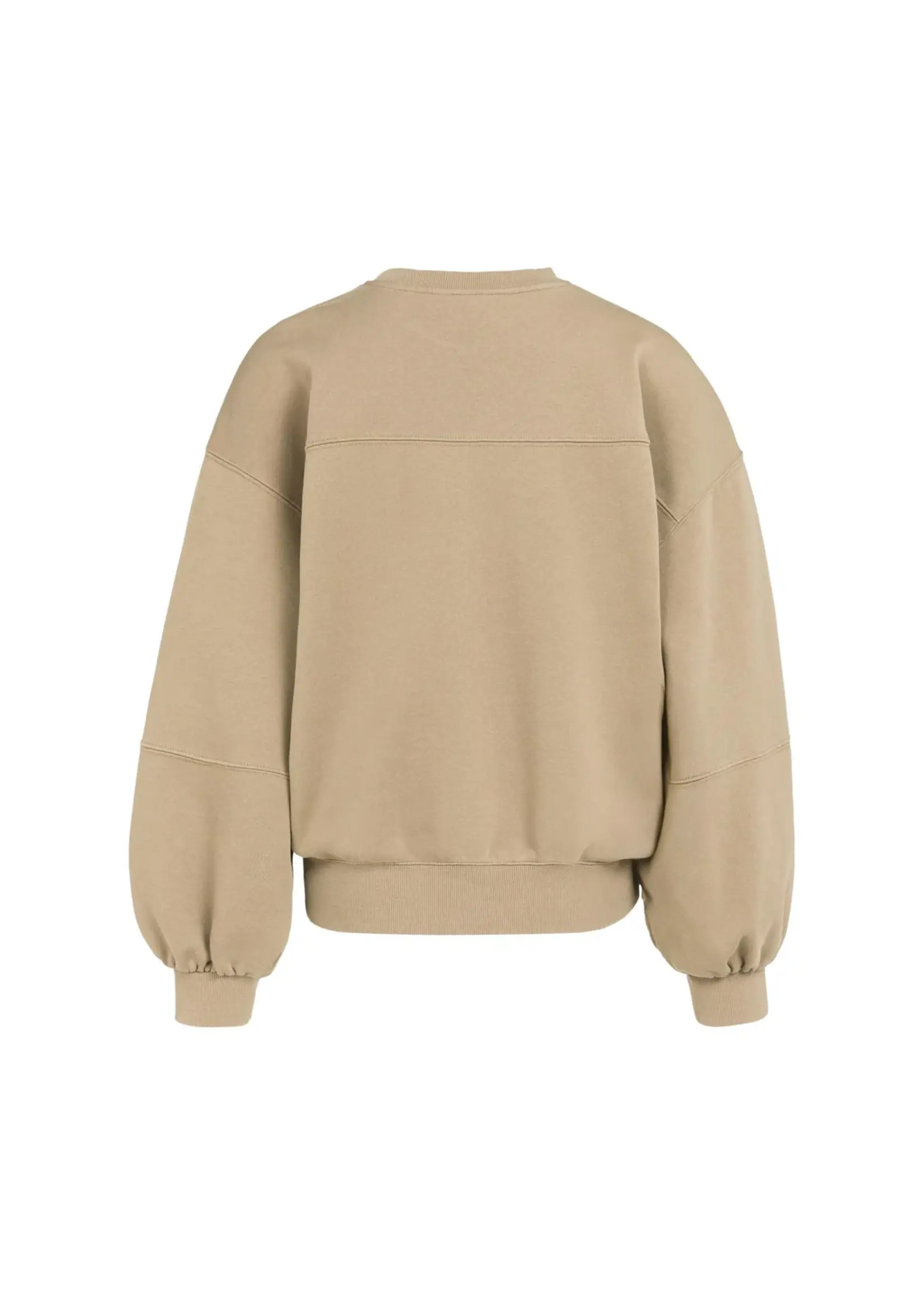 YAYA Yaya - Washed sweatshirt with Balloon sleeve