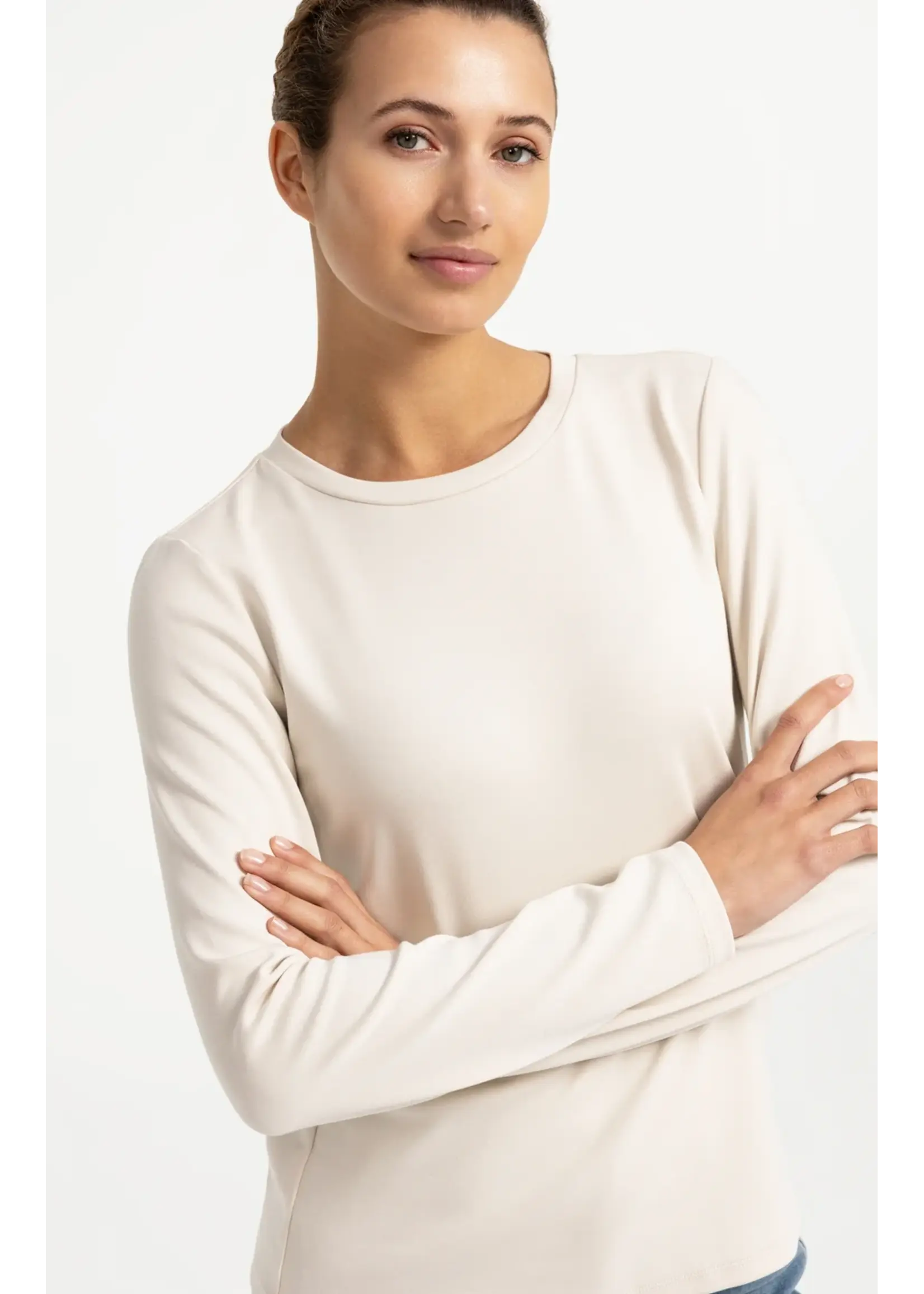 YAYA Yaya - Long Sleeve Round Neck Shirt