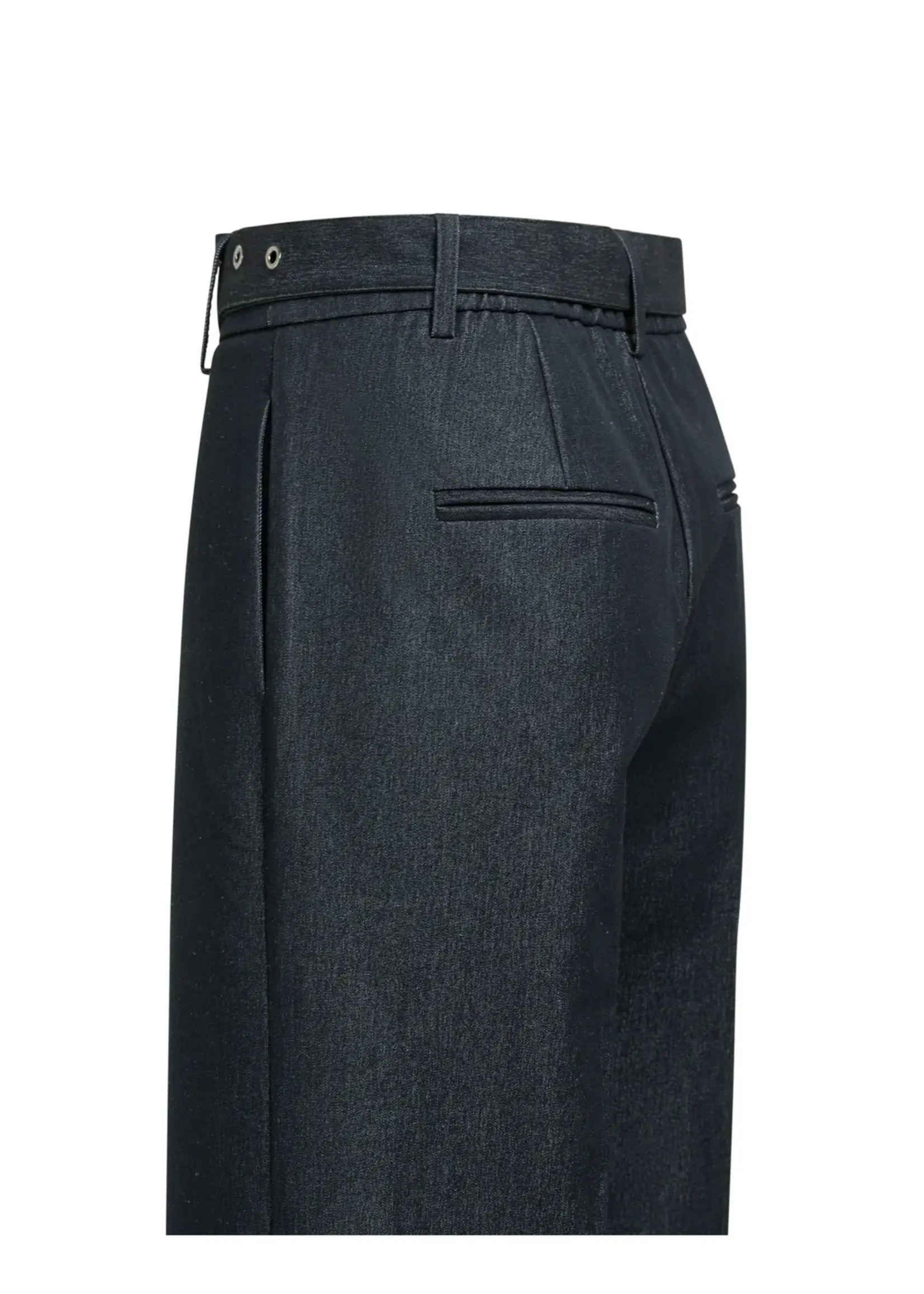 YAYA Yaya - Woven Wide Leg Trousers with Belt