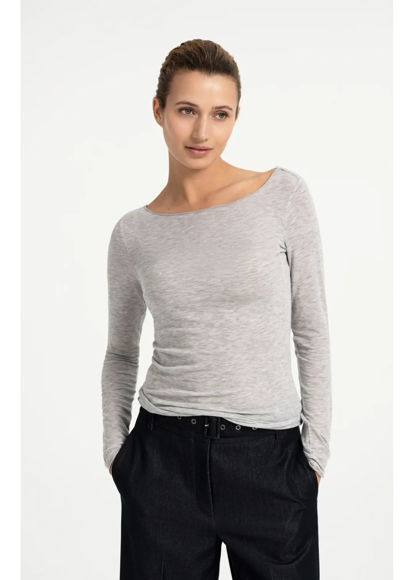 YAYA Yaya - Long Sleeve Top with Round Neck