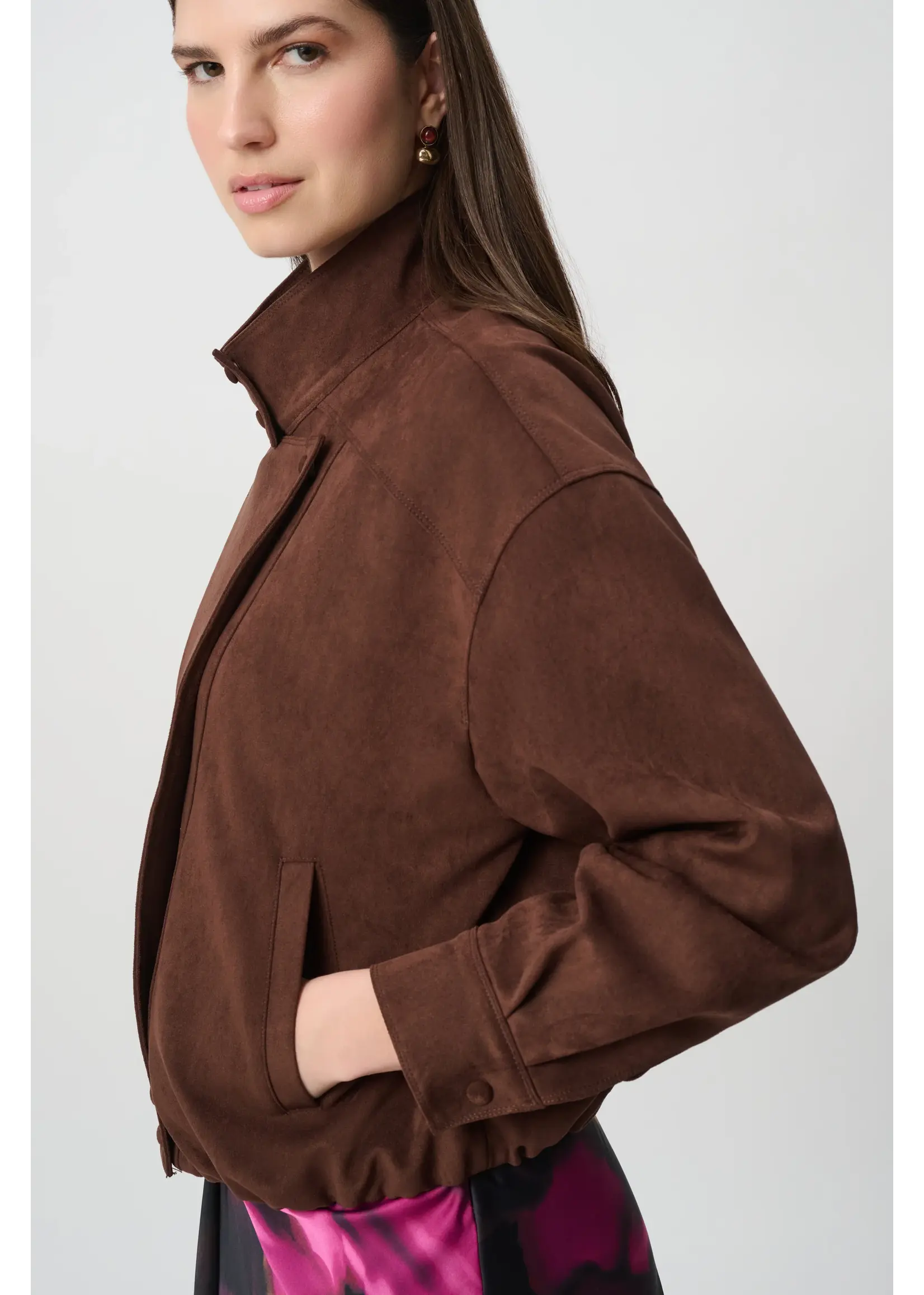 Joseph Ribkoff Joseph Ribkoff Edit 57 -  Faux Suede Bomber Jacket 264970