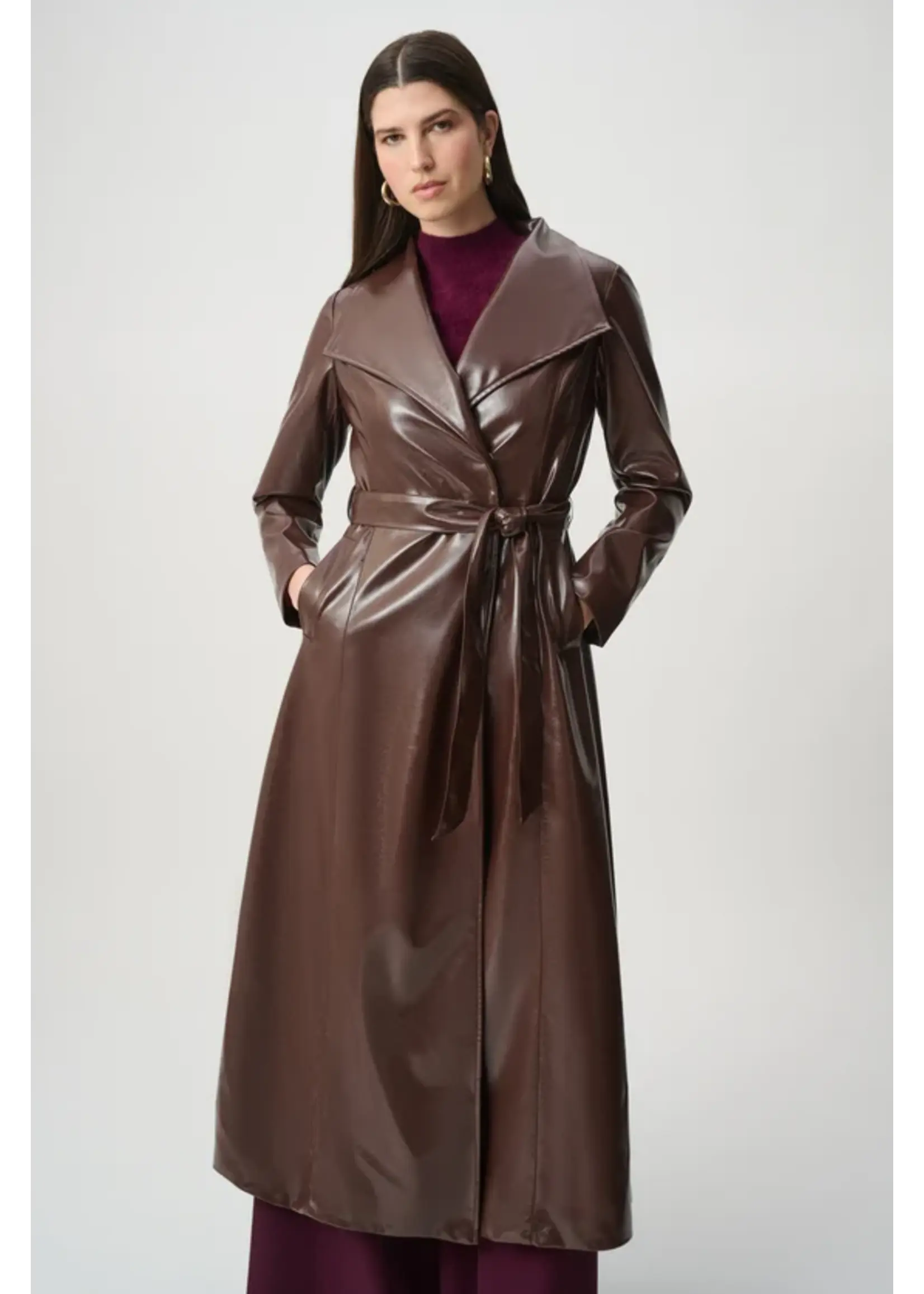 Joseph Ribkoff Joseph Ribkoff Edit 57 - Leatherette Trench Coat 264968